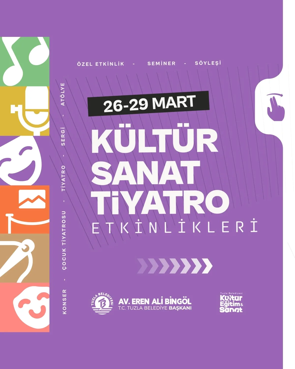 Tuzla Belediyesi Kültür Sanat Etkinliklerine Yoğun İlgi Tuzla Belediyesi Kültür Sanat Etkinliklerine Yoğun İlgi