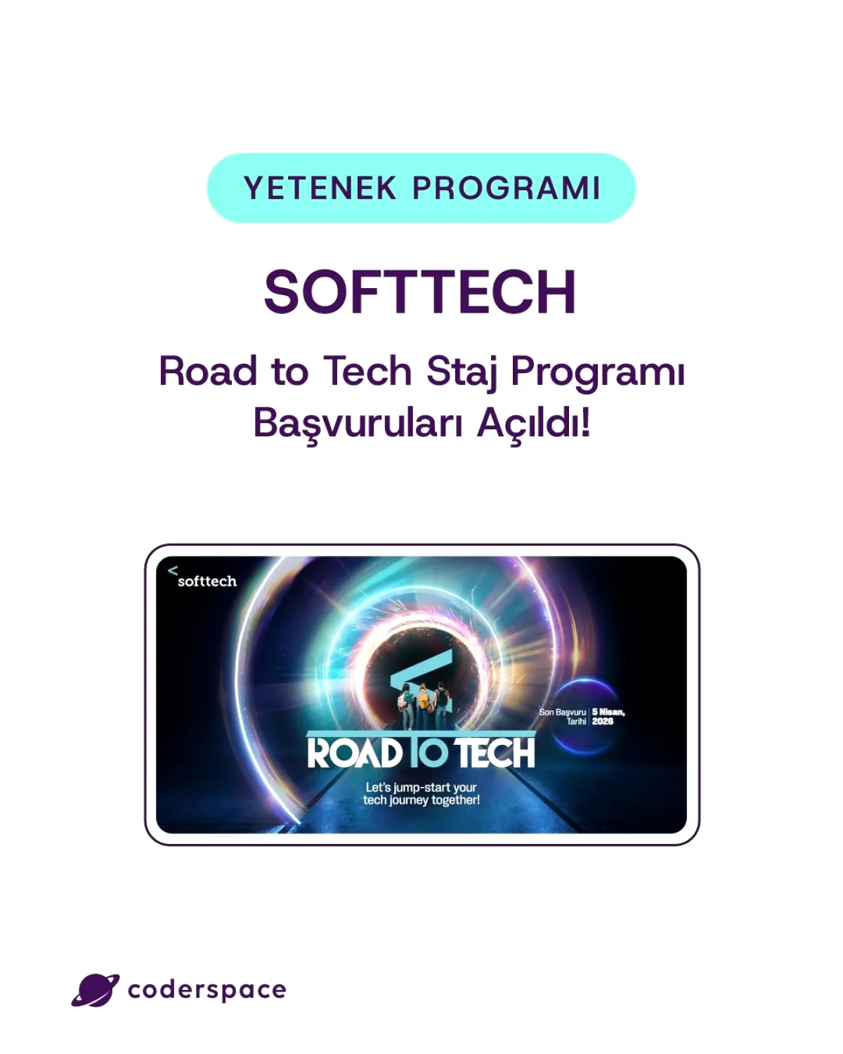 Softtech Road to Tech Staj Programı Başvuruları Açıldı Softtech Road to Tech Staj Programı Başvuruları Açıldı