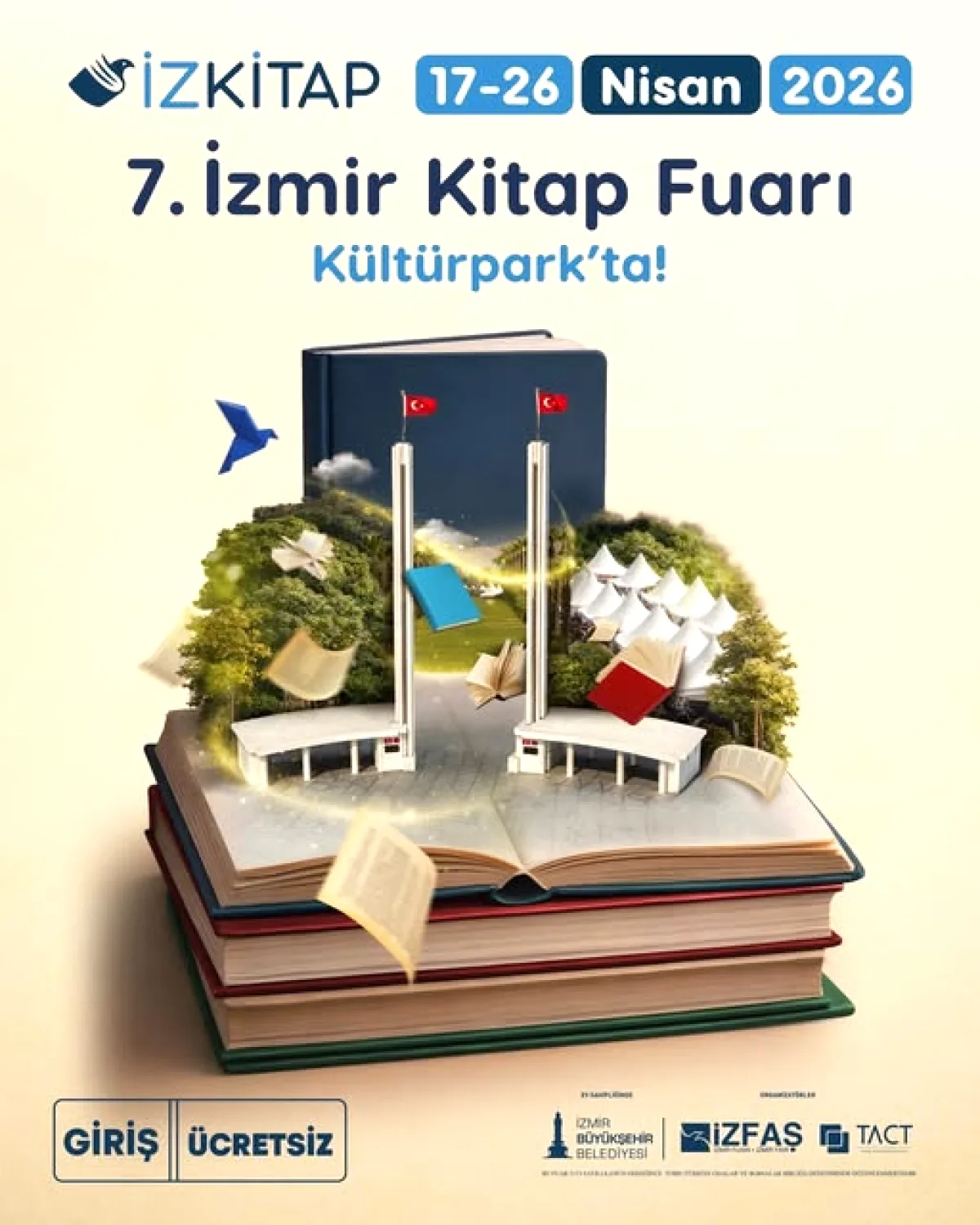 İzmir Kitap Fuarı 17-26 Nisan'da: Ücretsiz mi, Herkese Açık mı? 250'den Fazla Yayınevi ve Oya Baydar İzmir Kitap Fuarı 17-26 Nisan'da: Ücretsiz mi, Herkese Açık mı? 250'den Fazla Yayınevi ve Oya Baydar