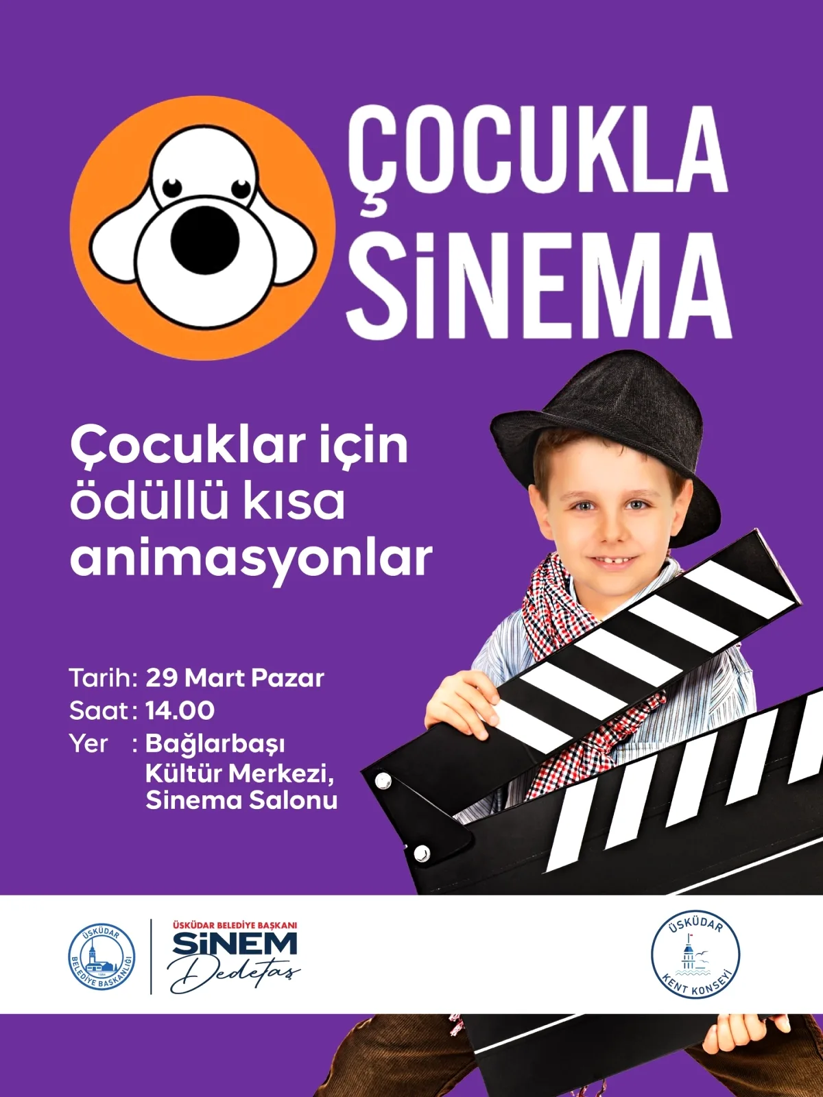 Üsküdar'da Çocuklar İçin Özel Sinema Günü: Film Eleştirmeni Burak Göral ile Sohbet Üsküdar'da Çocuklar İçin Özel Sinema Günü: Film Eleştirmeni Burak Göral ile Sohbet