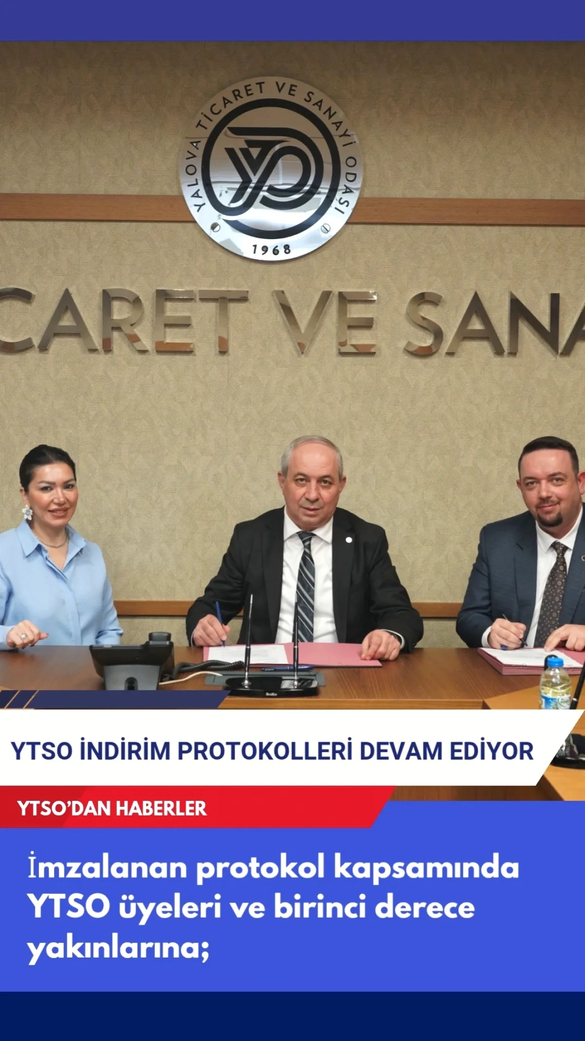 YTSO Başkanı Cemil Demiryürek, Black Bird Termal Otel ile Üyelere %20 İndirim Protokolü İmzaladı YTSO Başkanı Cemil Demiryürek, Black Bird Termal Otel ile Üyelere %20 İndirim Protokolü İmzaladı