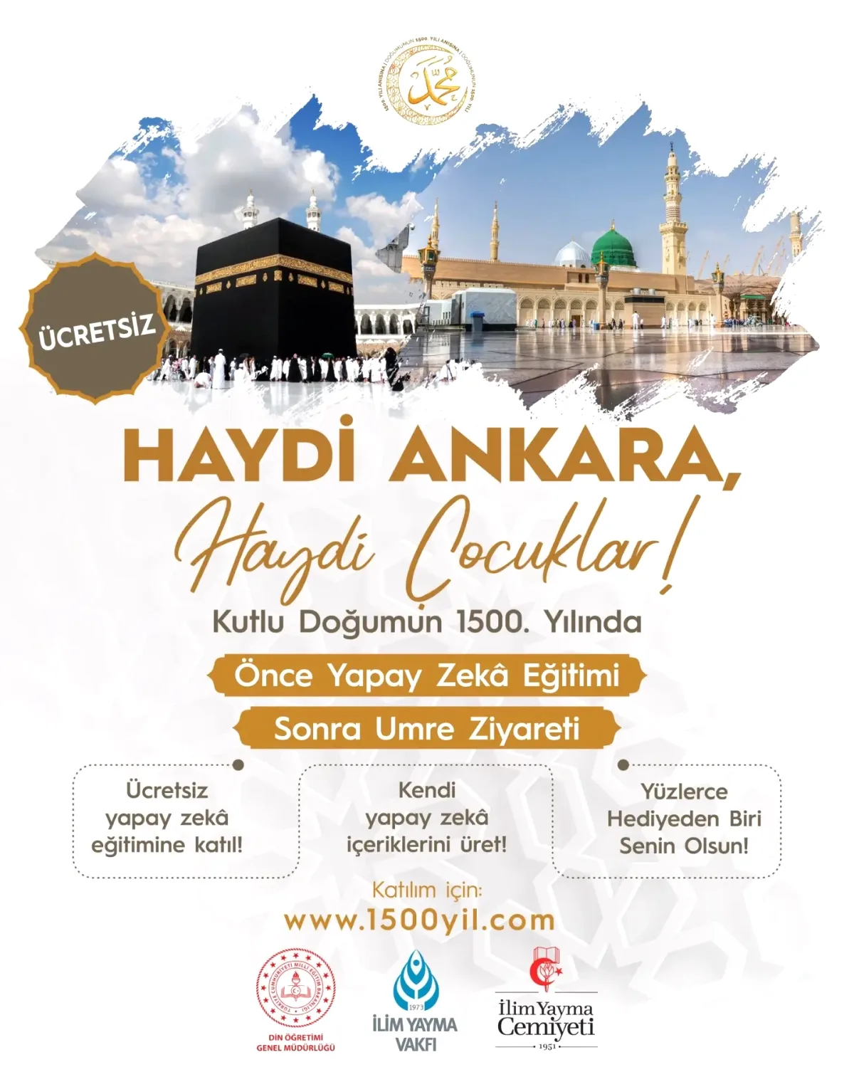 Elmadağ'da Çocuklar İçin Ücretsiz Yapay Zeka Eğitimi: Katıl, Üret ve Umre Ziyaretiyle Ödüllen! Elmadağ'da Çocuklar İçin Ücretsiz Yapay Zeka Eğitimi: Katıl, Üret ve Umre Ziyaretiyle Ödüllen!
