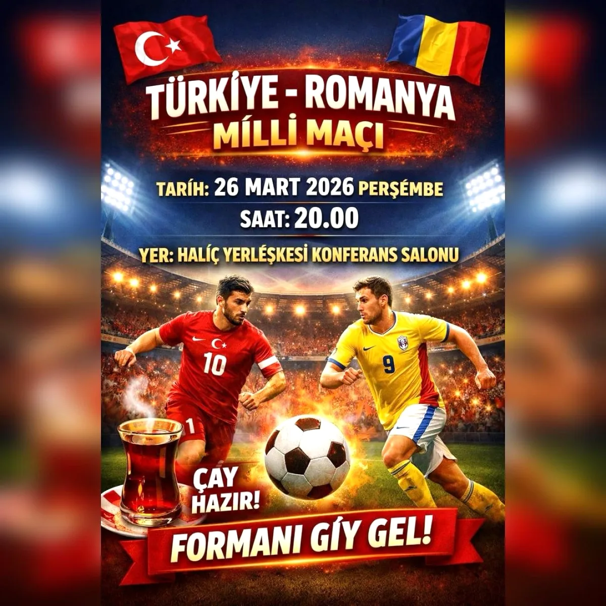 Gel, bu coşkuya sen de ortak ol! Fatih Sultan Mehmet Vakıf Üniversitesi'nde Türkiye-Romanya maçı heyecanı Gel, bu coşkuya sen de ortak ol! Fatih Sultan Mehmet Vakıf Üniversitesi'nde Türkiye-Romanya maçı heyecanı