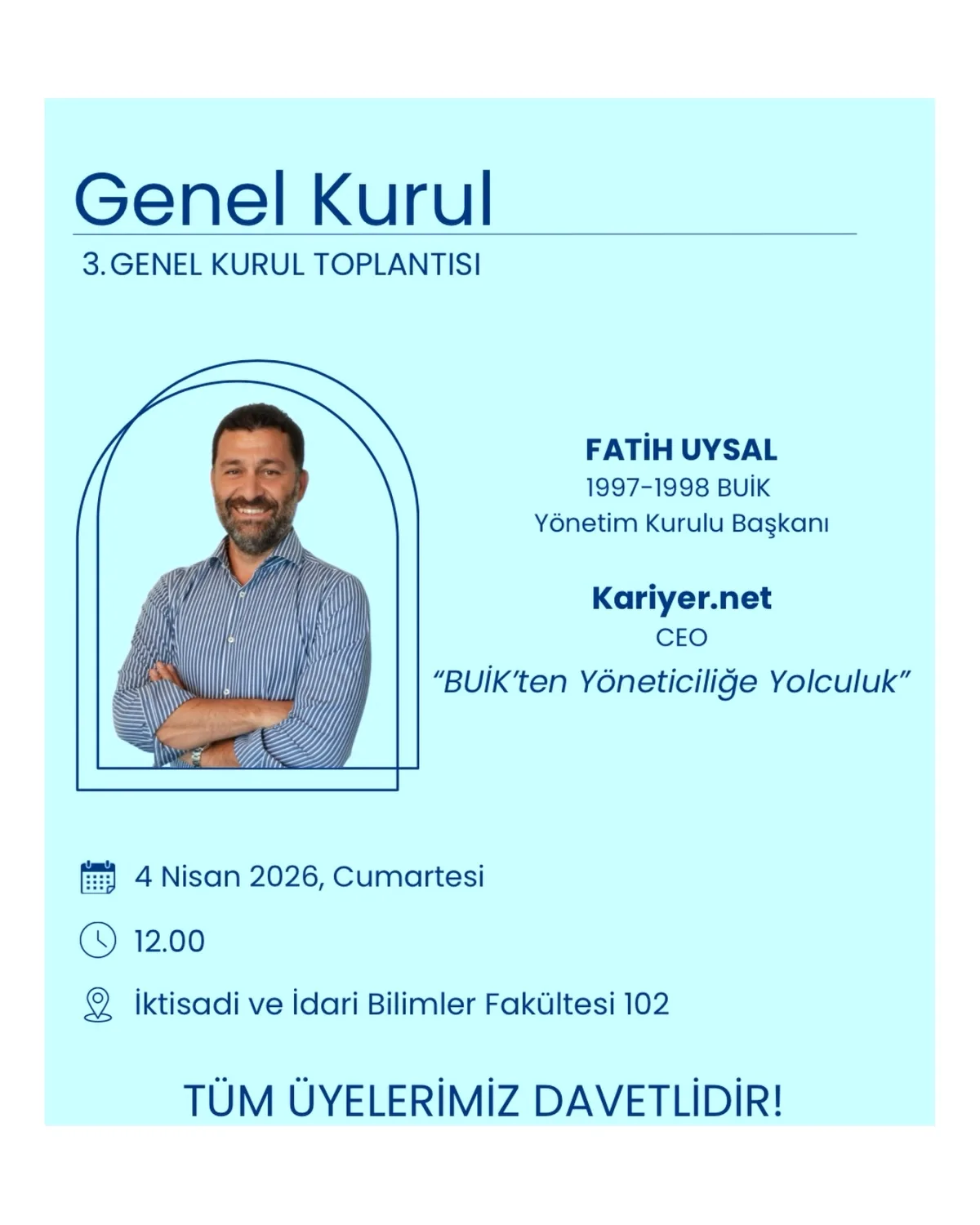 Boğaziçi Üniversitesi İşletme ve Ekonomi Kulübü İlk Genel Kurul Duyurusu Boğaziçi Üniversitesi İşletme ve Ekonomi Kulübü İlk Genel Kurul Duyurusu