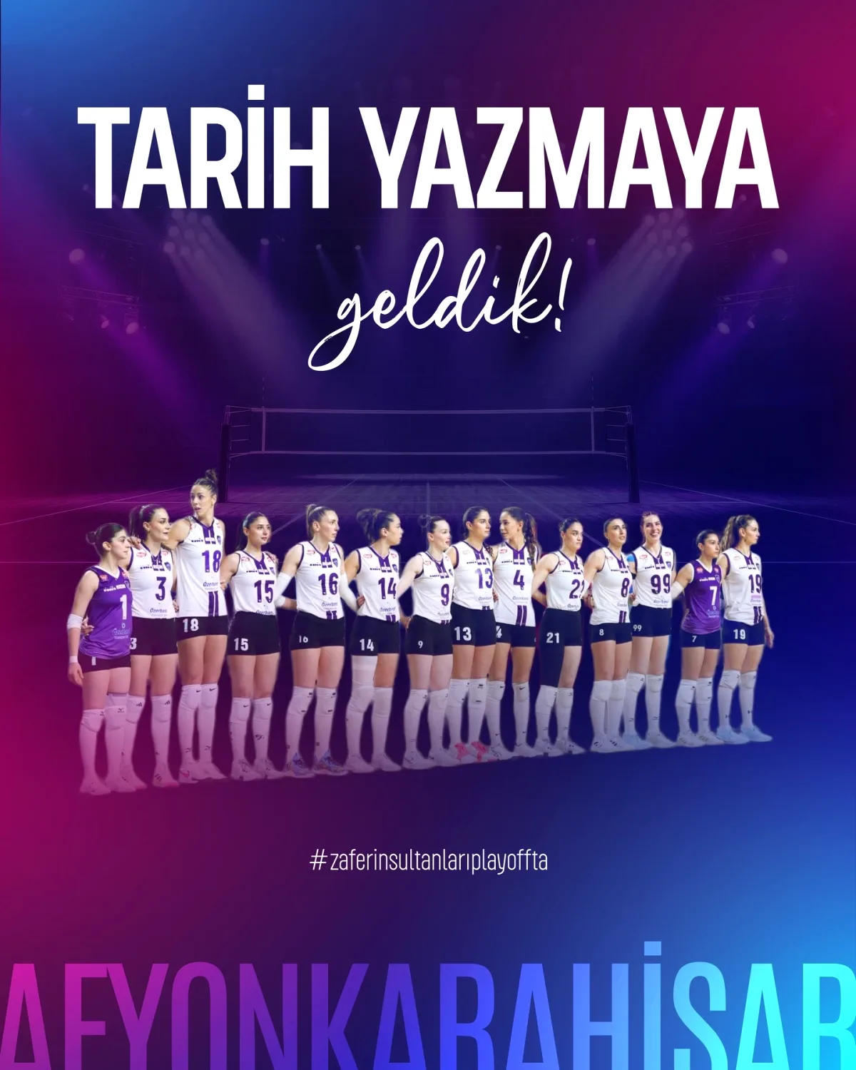 Afyon Tarihi Play Off Mücadelesine Hazır Afyon Tarihi Play Off Mücadelesine Hazır