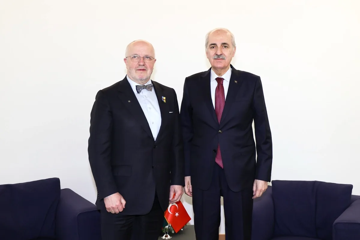 Numan Kurtulmuş Litvanya Meclis Başkanı ile Görüştü Numan Kurtulmuş Litvanya Meclis Başkanı ile Görüştü