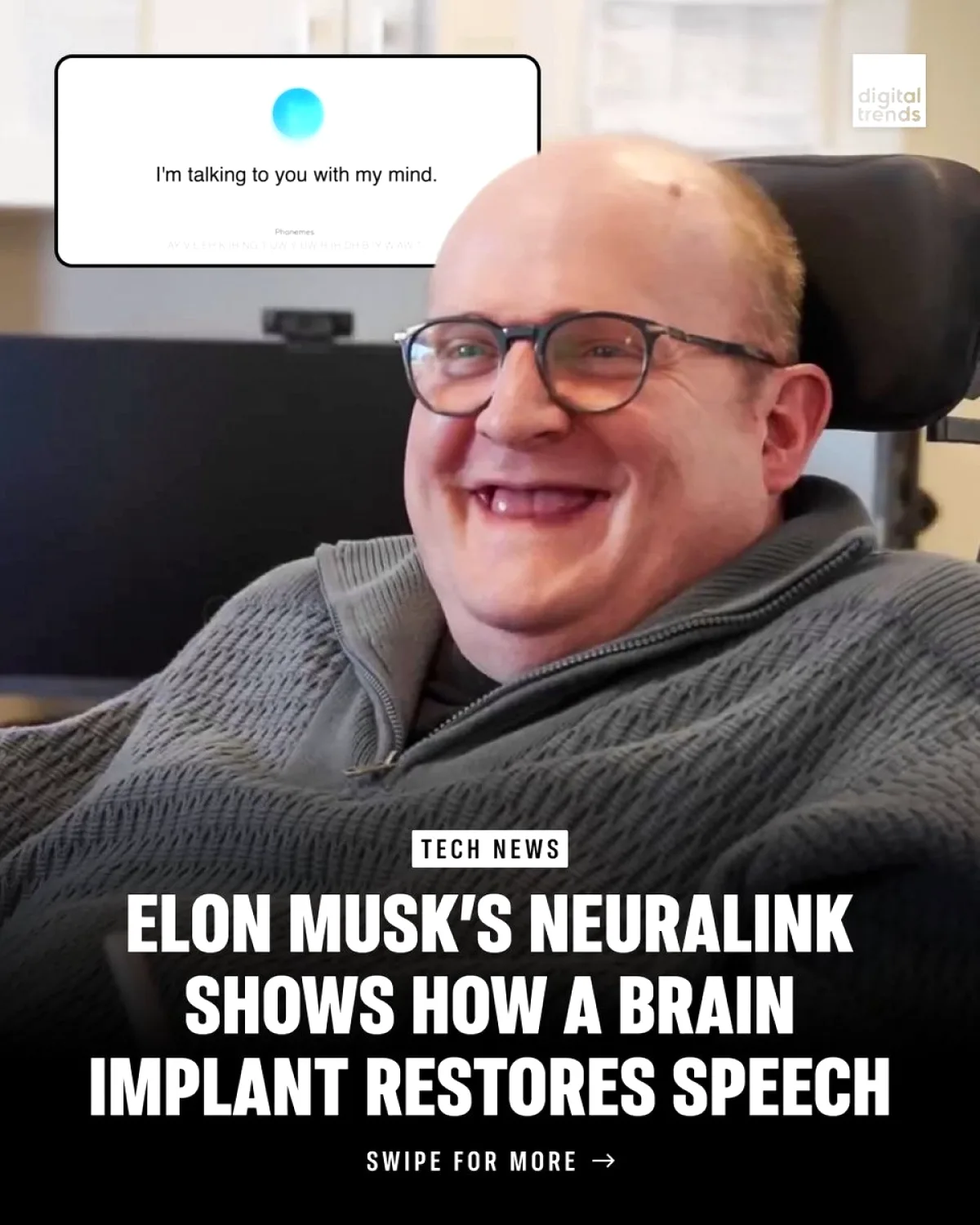 Neuralink, Konuşmayı Geri Getiriyor - Yeni Video Hasta Kenneth'in Düşüncelerini Sözlere Çeviriyor Neuralink, Konuşmayı Geri Getiriyor - Yeni Video Hasta Kenneth'in Düşüncelerini Sözlere Çeviriyor