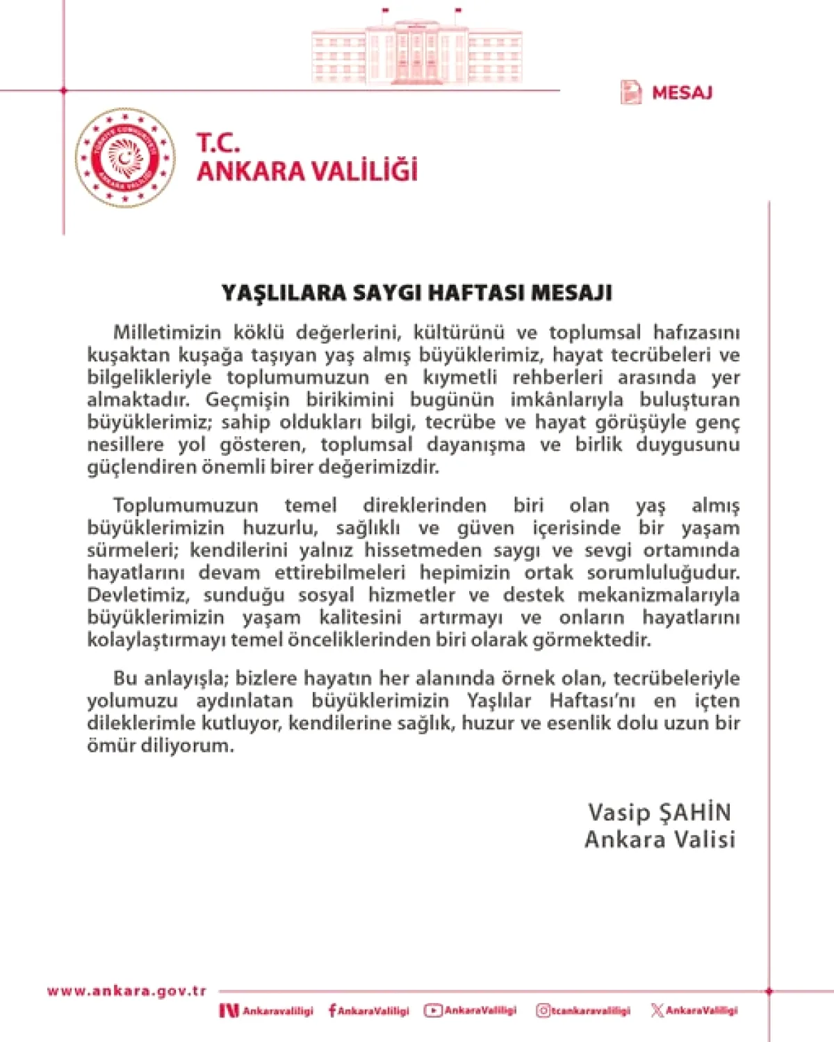 Ankara Valiliği’nde Ramazan İftarı: Vali Şahin, Personel ile Paylaştı Ankara Valiliği’nde Ramazan İftarı: Vali Şahin, Personel ile Paylaştı