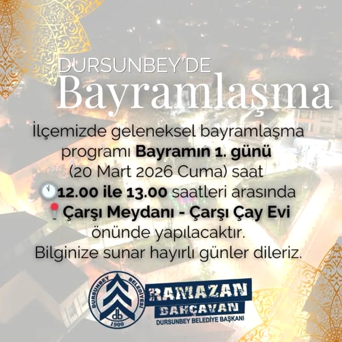 Dursunbey'de Ramazan Bayramlaşması: Çay Evi Buluşması Dursunbey'de Ramazan Bayramlaşması: Çay Evi Buluşması