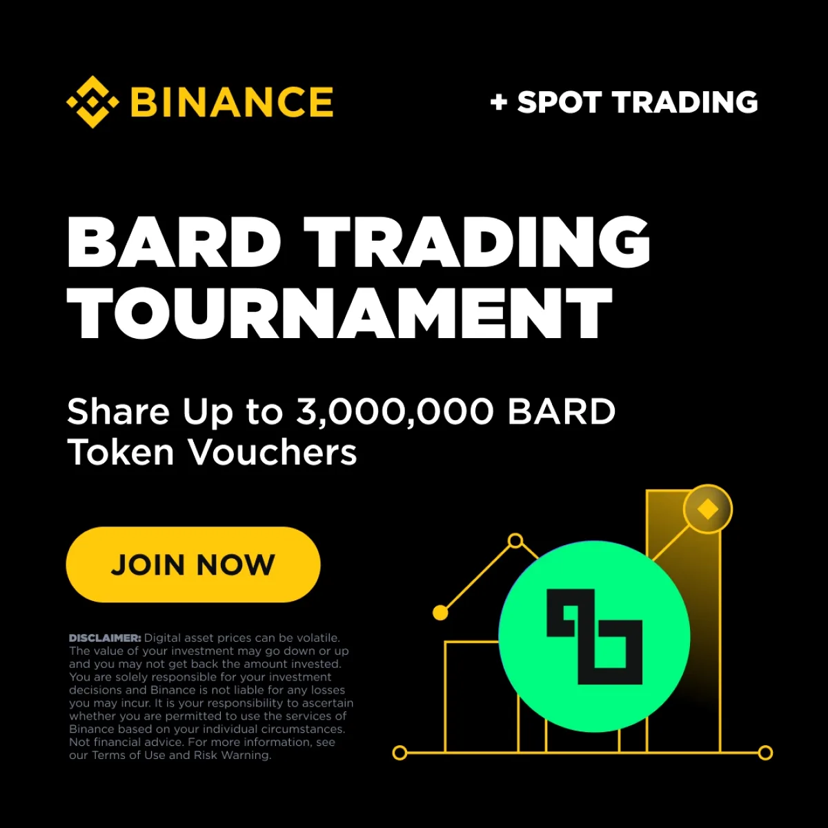 Binance'de 3.000.000 BARD Ödüllü BARD Trading Tournament Başladı Binance'de 3.000.000 BARD Ödüllü BARD Trading Tournament Başladı