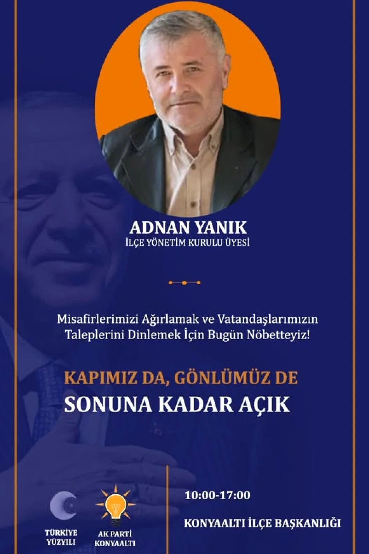 Konyaaltı'da Bugün Nöbetçi Kim? Adnan Yanık Görevde Konyaaltı'da Bugün Nöbetçi Kim? Adnan Yanık Görevde