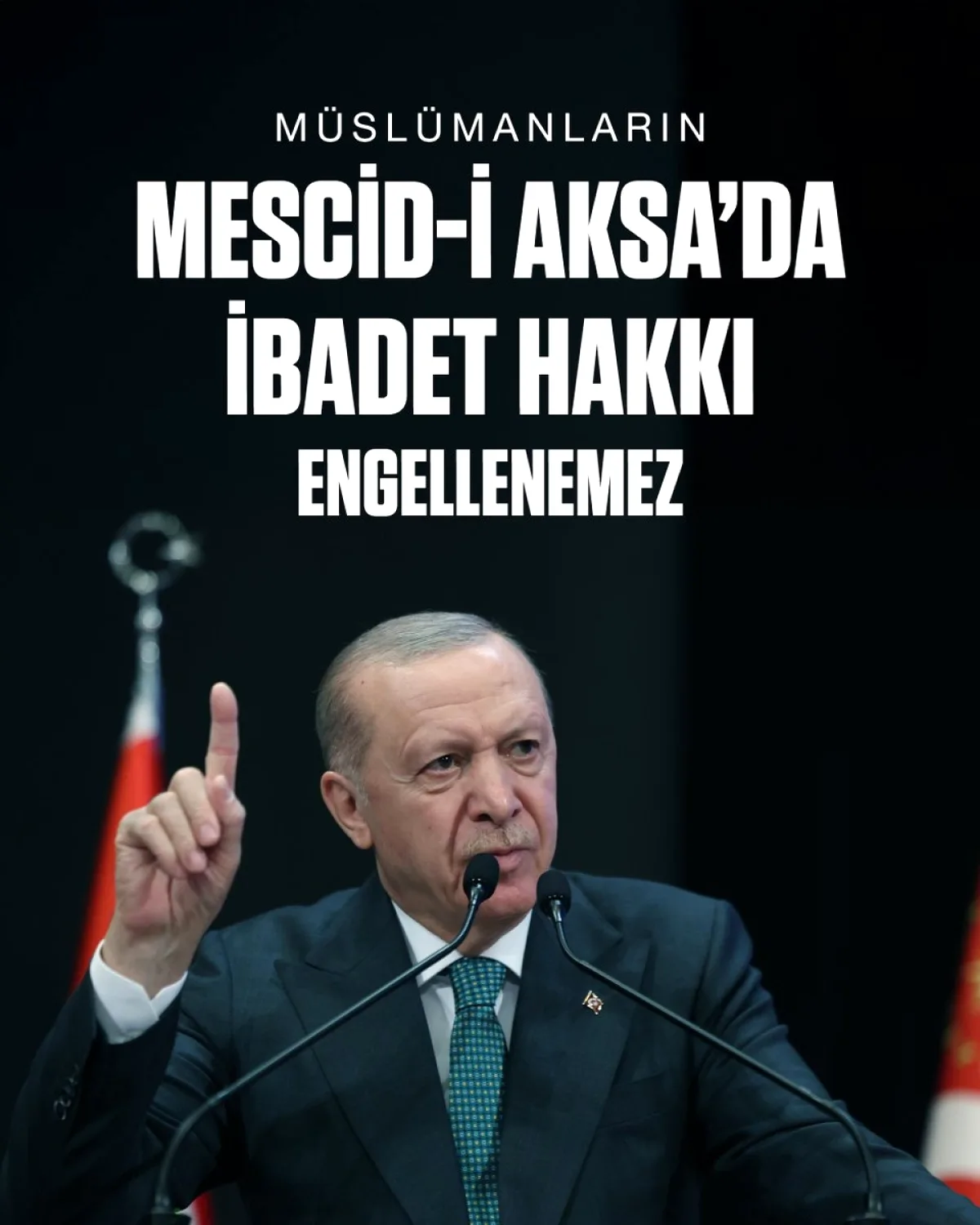 Cumhurbaşkanı Erdoğan: "Mescid-i Aksa'da İbadet Hakkı Engellenemez" Cumhurbaşkanı Erdoğan: "Mescid-i Aksa'da İbadet Hakkı Engellenemez"