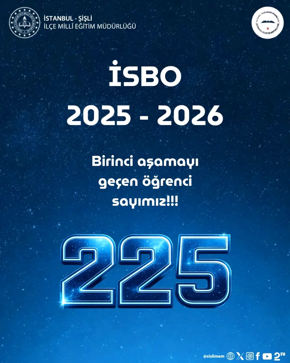 Şişli'de 225 Öğrenci Bilim Olimpiyatları 1. Aşamasına Geçti Şişli'de 225 Öğrenci Bilim Olimpiyatları 1. Aşamasına Geçti