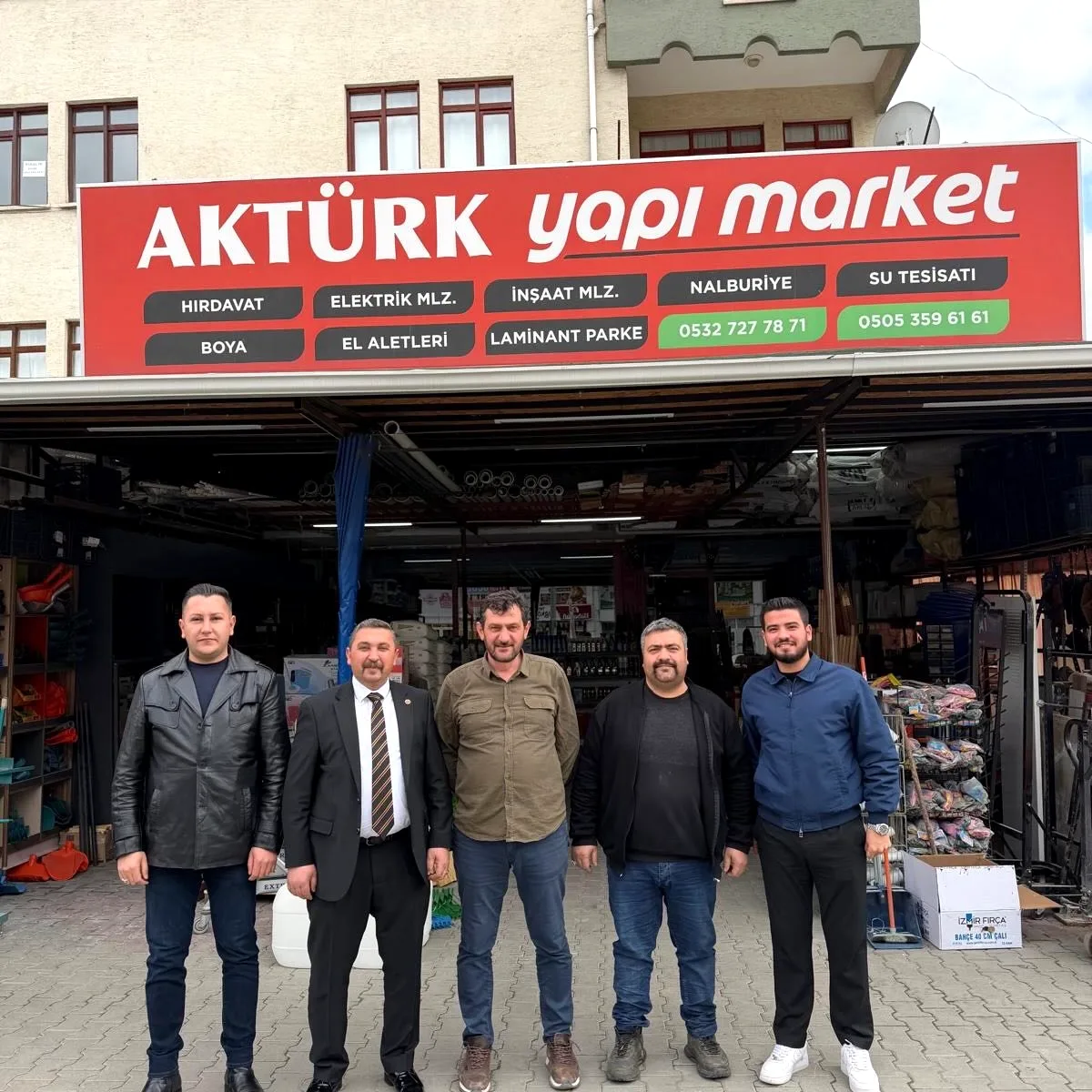 MHP Akyurt İlçe Başkanı Yalçın Yalçınkaya'dan Aktürk Yapı Market Ziyareti MHP Akyurt İlçe Başkanı Yalçın Yalçınkaya'dan Aktürk Yapı Market Ziyareti