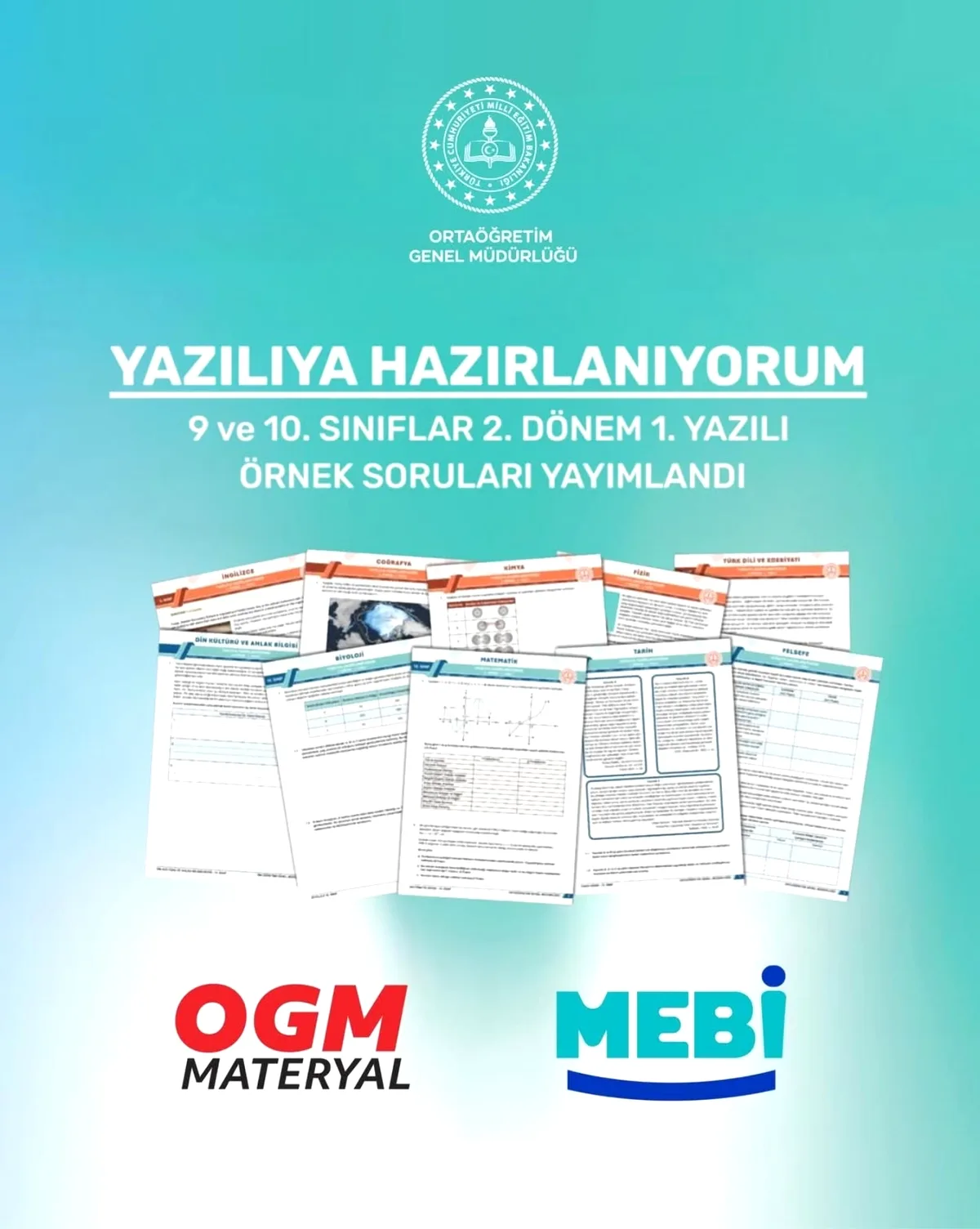 Yazılıya Hazırlanıyorum: Sancaktepe'de 9 ve 10. Sınıf Örnek Sorular Yayımlandı Yazılıya Hazırlanıyorum: Sancaktepe'de 9 ve 10. Sınıf Örnek Sorular Yayımlandı