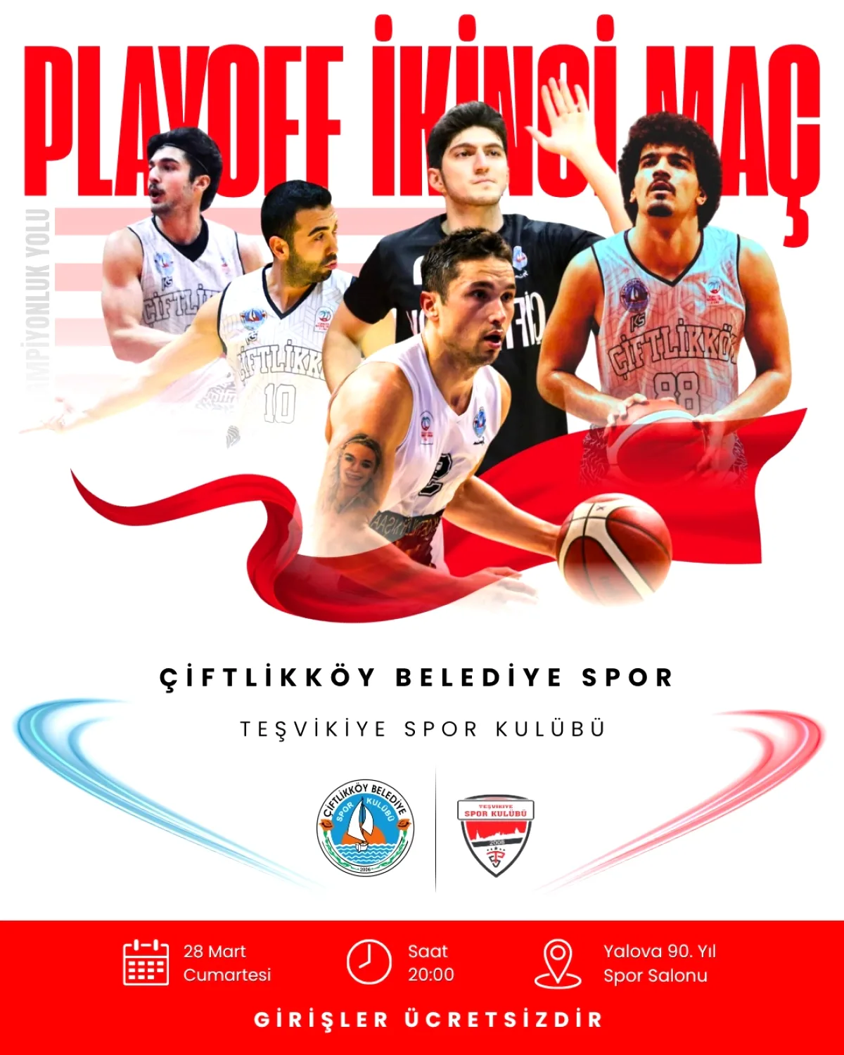 Çiftlikköy Belediyespor Play Off'da: 28 Mart'ta Teşvikiye Heykoyu Çiftlikköy Belediyespor Play Off'da: 28 Mart'ta Teşvikiye Heykoyu
