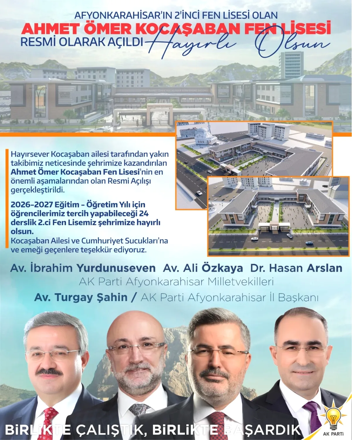 Afyonkarahisar'a 24 Derslikli Yeni Fen Lisesi! İşte Detaylar Afyonkarahisar'a 24 Derslikli Yeni Fen Lisesi! İşte Detaylar