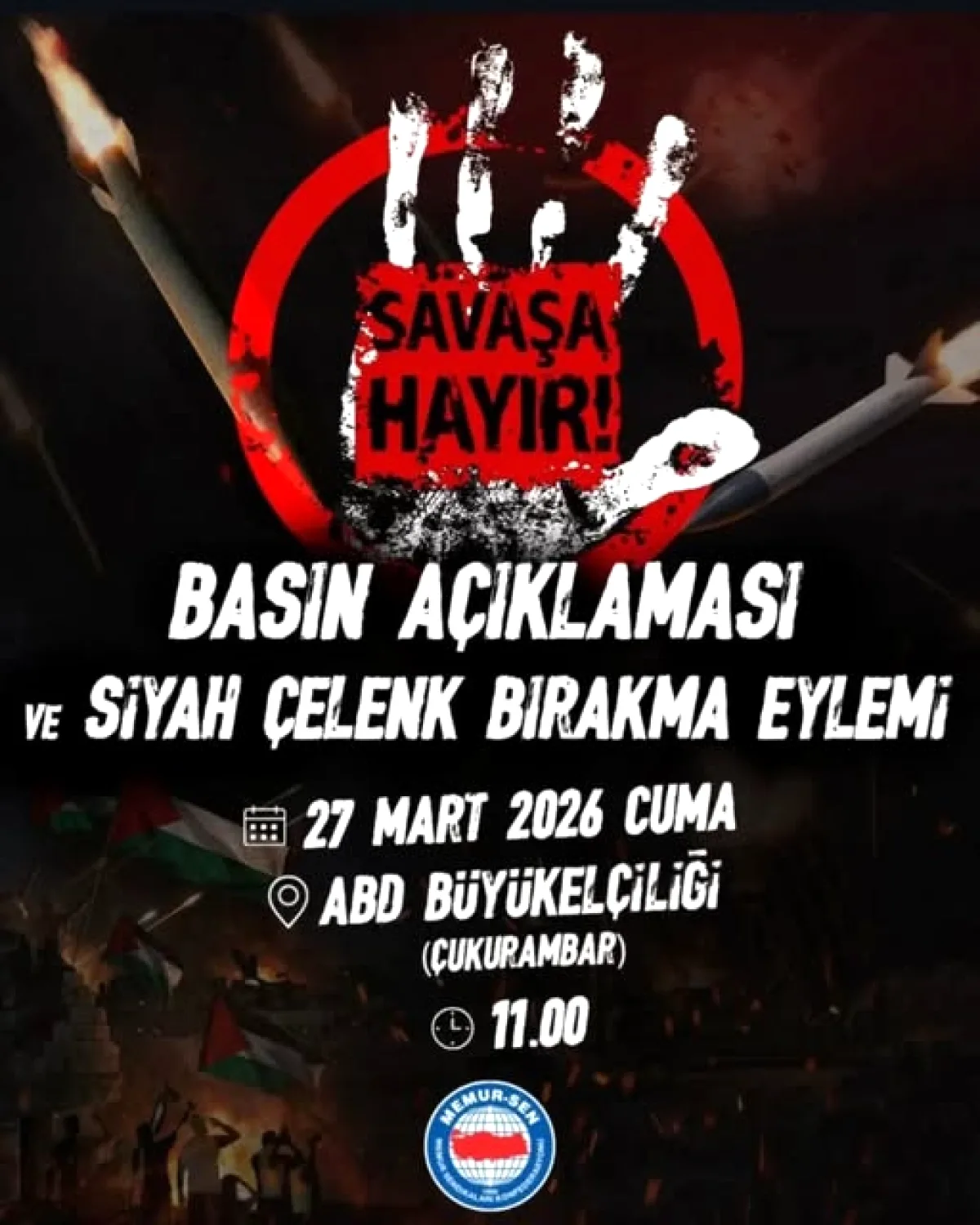 Siyah Çelenk Neden Bırakıldı? ABD Büyükelçiliği Önünde Protesto Siyah Çelenk Neden Bırakıldı? ABD Büyükelçiliği Önünde Protesto