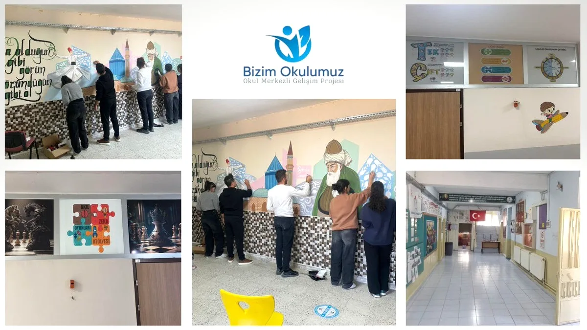 Konya'da Okullar Yeniden Şekilleniyor: Her Köşe Artık Eğitim Alanı Konya'da Okullar Yeniden Şekilleniyor: Her Köşe Artık Eğitim Alanı