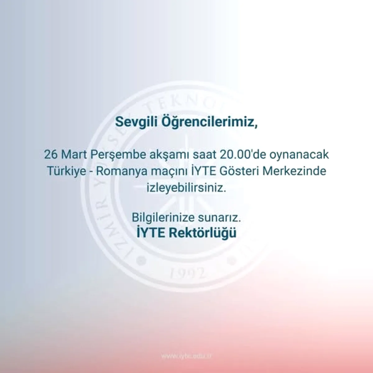 İZTECH'te Türkiye-Romanya Maçı Yayını İZTECH'te Türkiye-Romanya Maçı Yayını