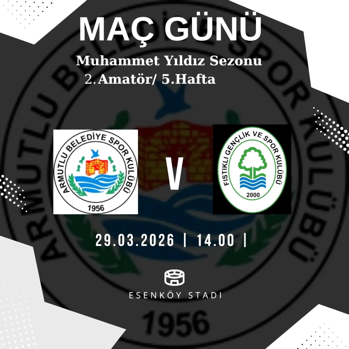 Armutlu Belediyespor 29 Mart'ta Sahada Armutlu Belediyespor 29 Mart'ta Sahada