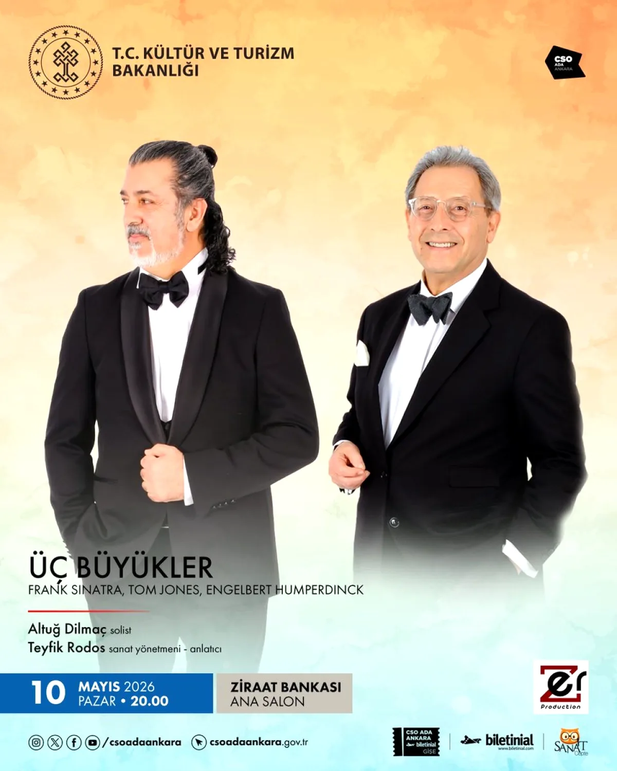 Ankara'da Efsanevi Şarkılar Sahne Alıyor: 10 Mayıs'ta Büyük Konser Ankara'da Efsanevi Şarkılar Sahne Alıyor: 10 Mayıs'ta Büyük Konser