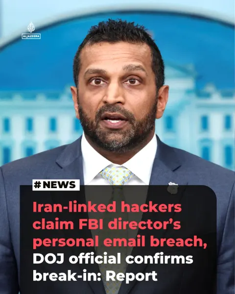 İranlı Hackerlar FBI Direktörü Kash Patel'in E-Postasını Hackledi