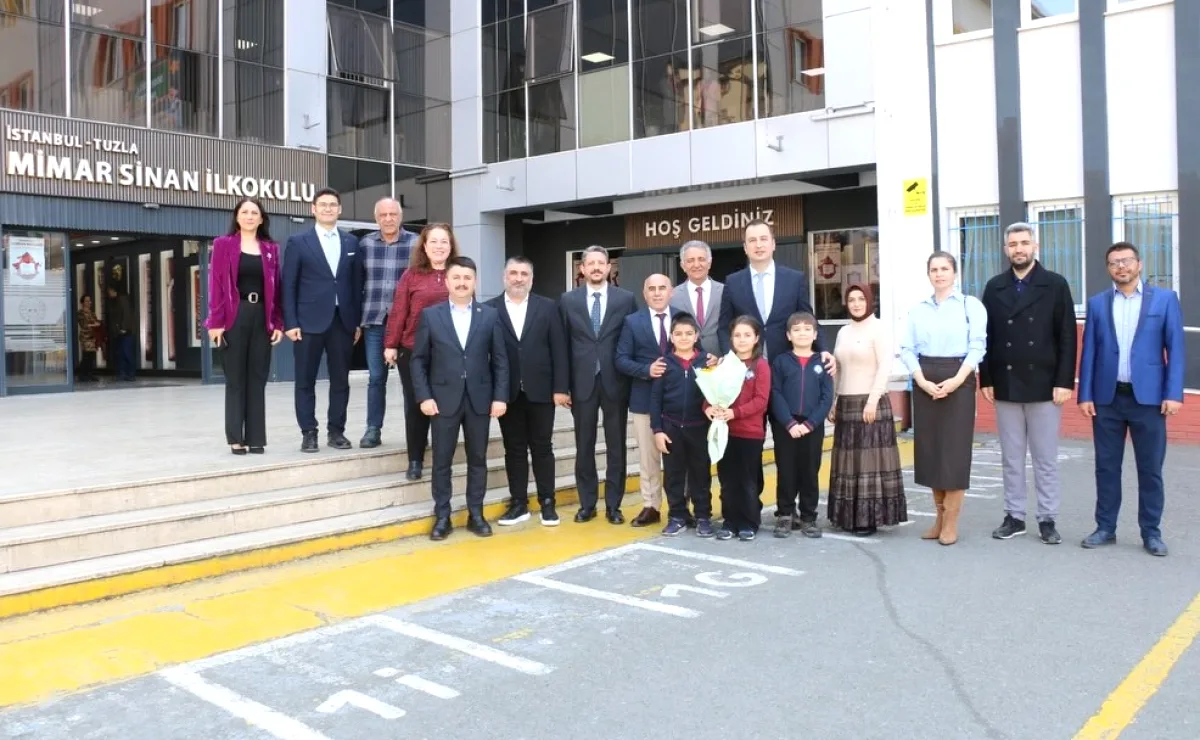 Tuzla İlçe Milli Eğitim Müdürü Mimar Sinan İlkokulunu Ziyaret Etti Tuzla İlçe Milli Eğitim Müdürü Mimar Sinan İlkokulunu Ziyaret Etti