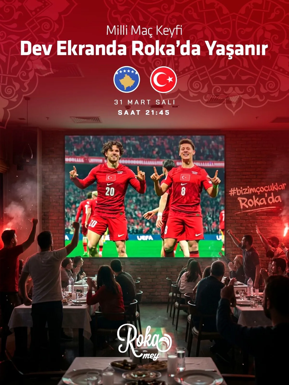 Konya'da Dev Ekranda Milli Maç Heyecanı: Roka Mey'de 31 Mart Randevusu Konya'da Dev Ekranda Milli Maç Heyecanı: Roka Mey'de 31 Mart Randevusu
