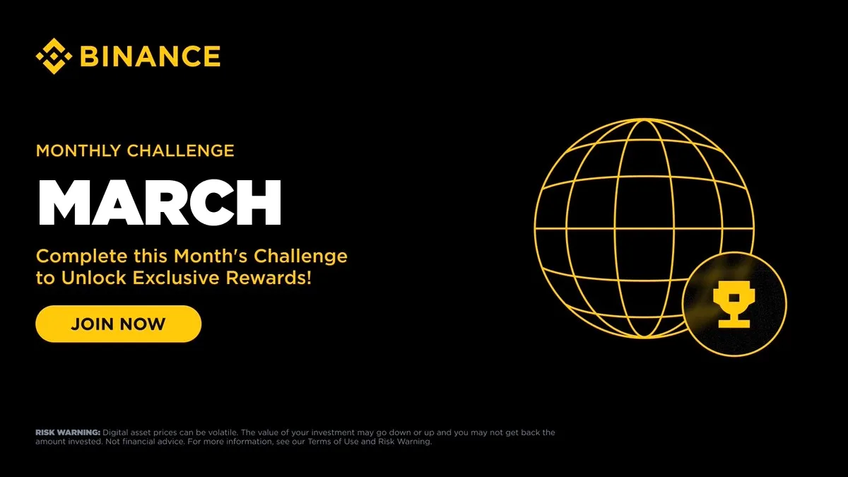 Binance March Challenge: 500.000 USDC Ödülü İçin Son Şans! Binance March Challenge: 500.000 USDC Ödülü İçin Son Şans!