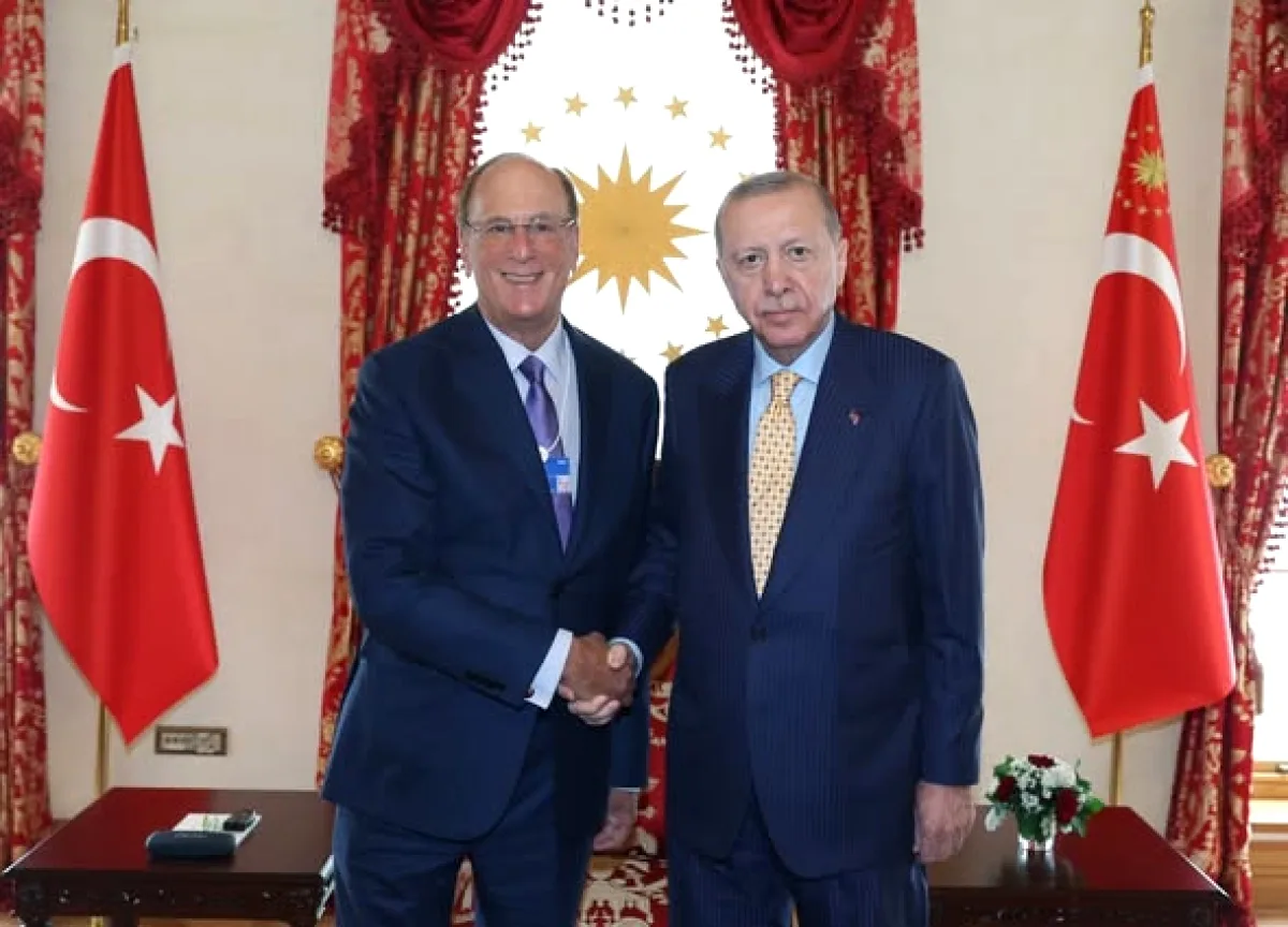 Cumhurbaşkanı Erdoğan, BlackRock Başkanı Fink'i Kabul Etti Cumhurbaşkanı Erdoğan, BlackRock Başkanı Fink'i Kabul Etti