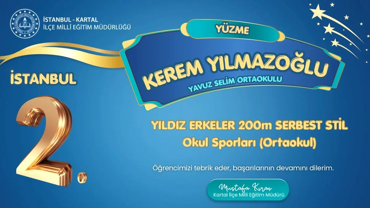 Kartallı Özel Öğrenci Yüzmede İstanbul İkincisi Oldu Kartallı Özel Öğrenci Yüzmede İstanbul İkincisi Oldu