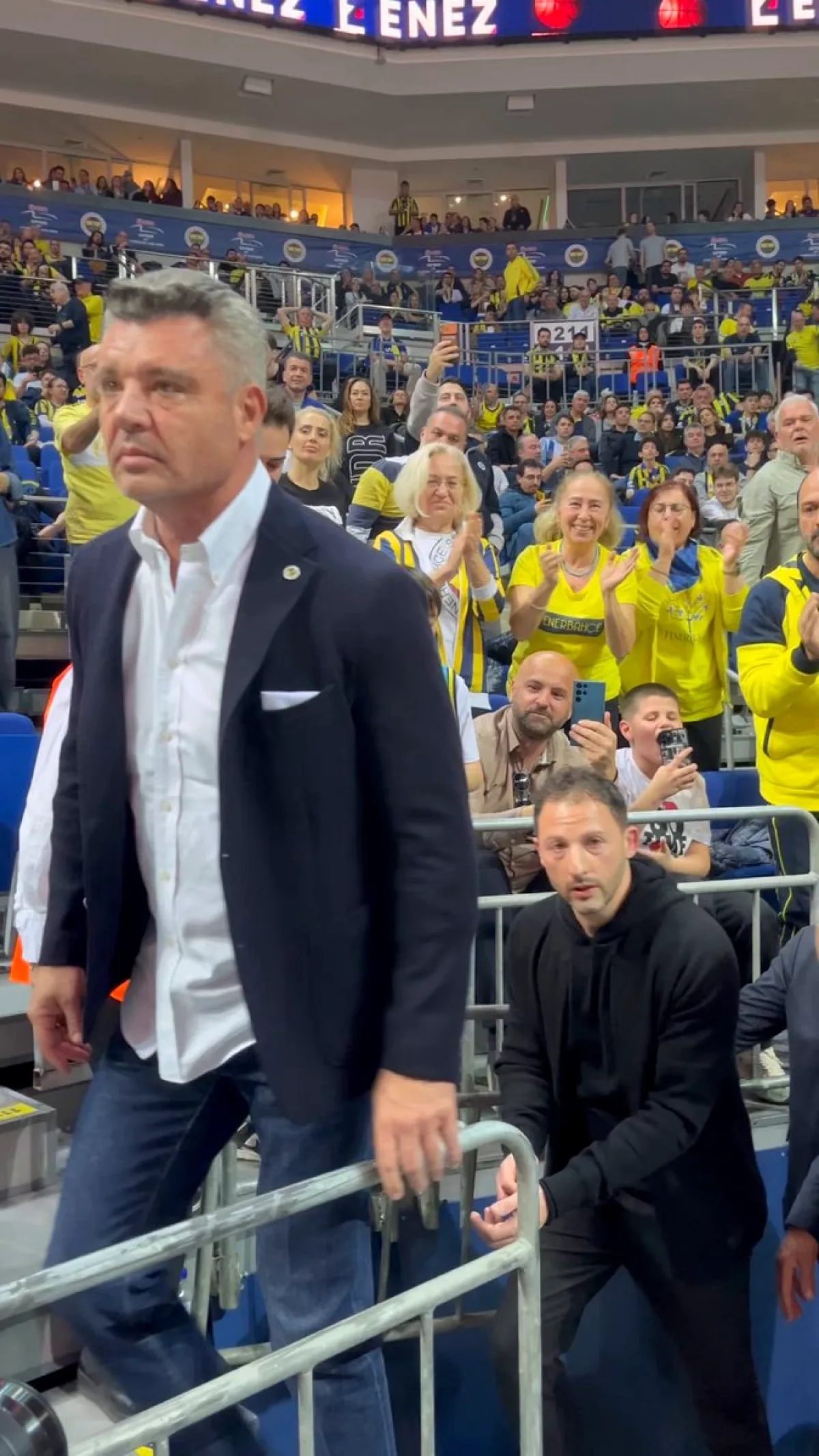 Saran ve Tedesco Fenerbahçe Beko - Zalgiris Maçını Birlikte İzledi Saran ve Tedesco Fenerbahçe Beko - Zalgiris Maçını Birlikte İzledi