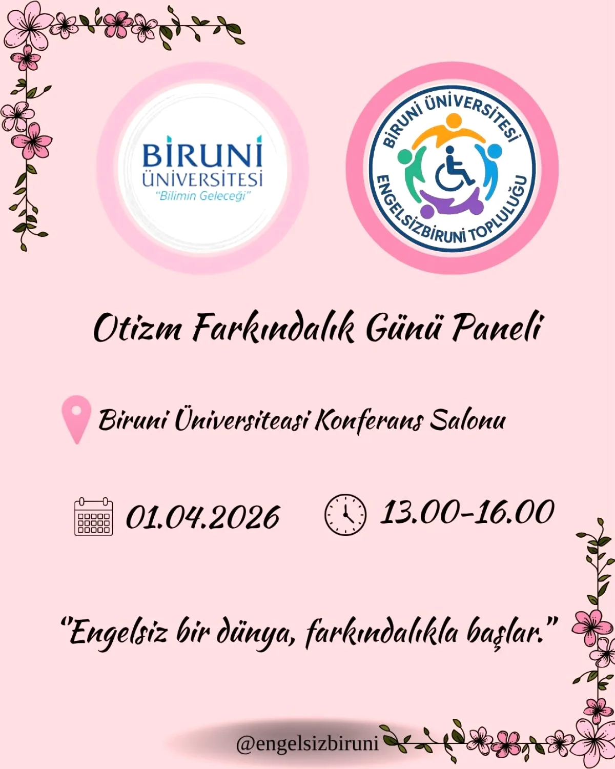 Biruni'de Otizm Paneli: Bağcılar Engelliler Korosu Sahne Alacak Biruni'de Otizm Paneli: Bağcılar Engelliler Korosu Sahne Alacak