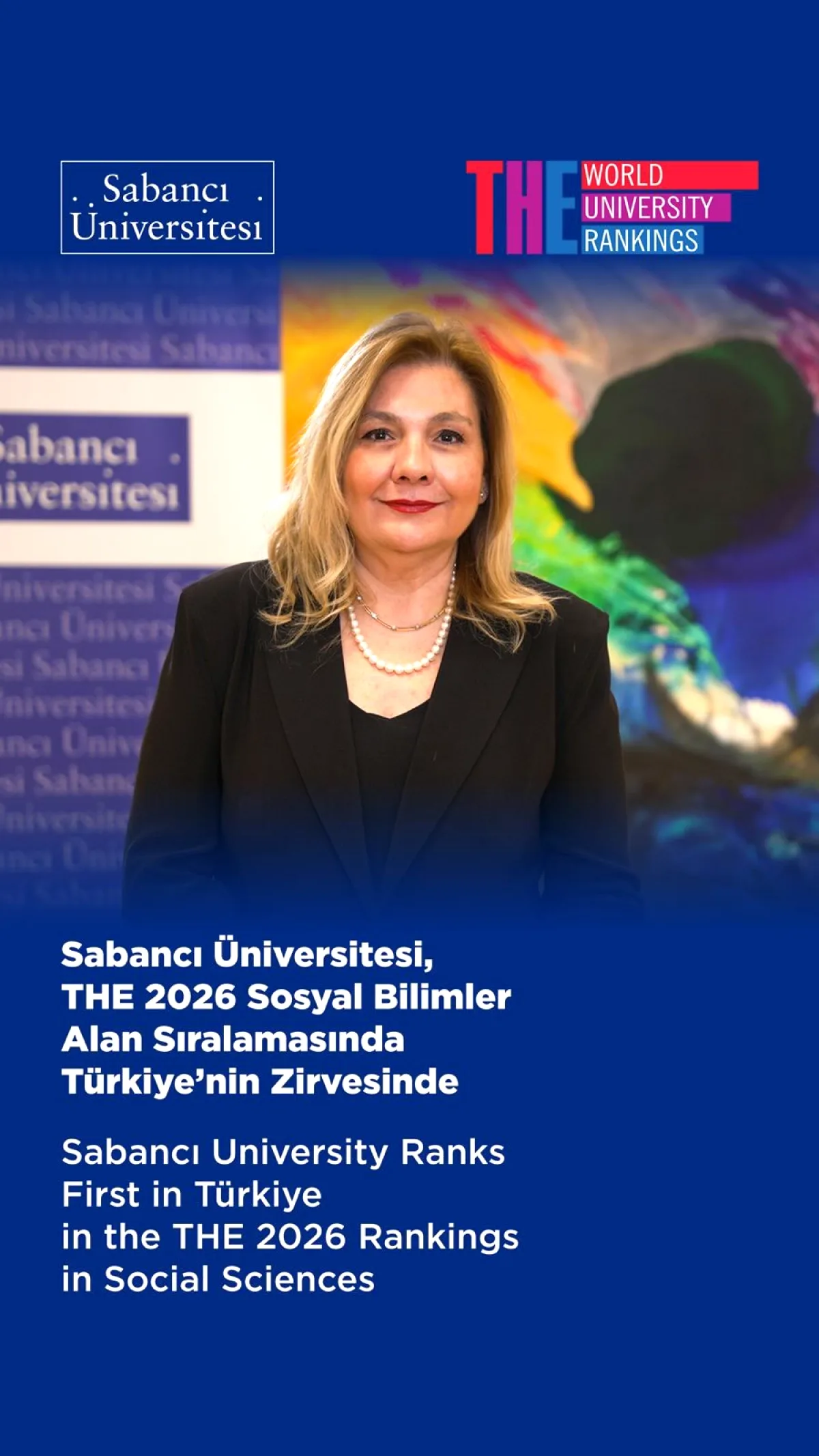 Sabancı Üniversitesi THE 2026 Sosyal Bilimlerde Zirveye Yükseldi Sabancı Üniversitesi THE 2026 Sosyal Bilimlerde Zirveye Yükseldi