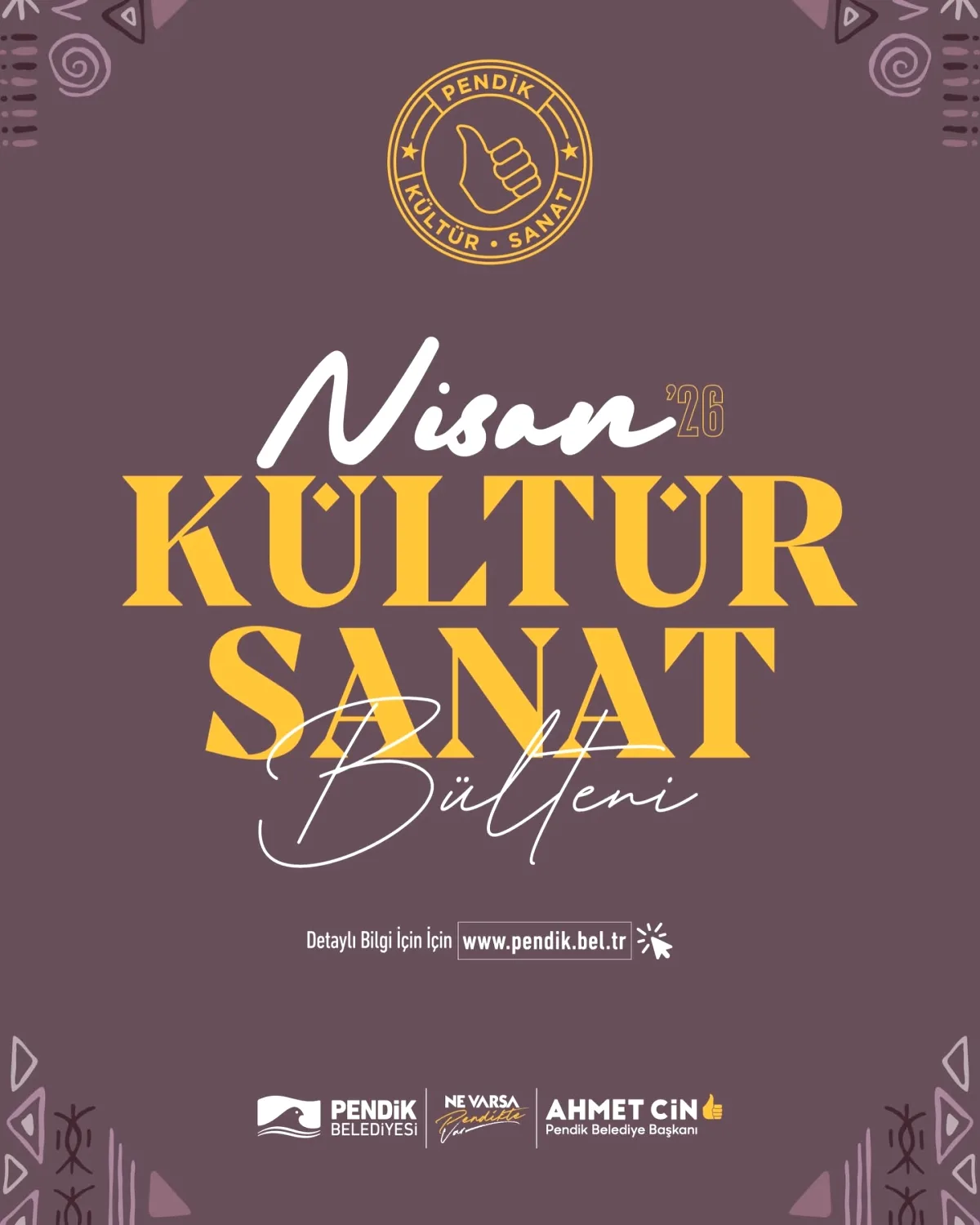 Pendik'te Nisan Ayı Kültür Sanat Şöleni Başlıyor: İşte Tüm Etkinlikler Pendik'te Nisan Ayı Kültür Sanat Şöleni Başlıyor: İşte Tüm Etkinlikler