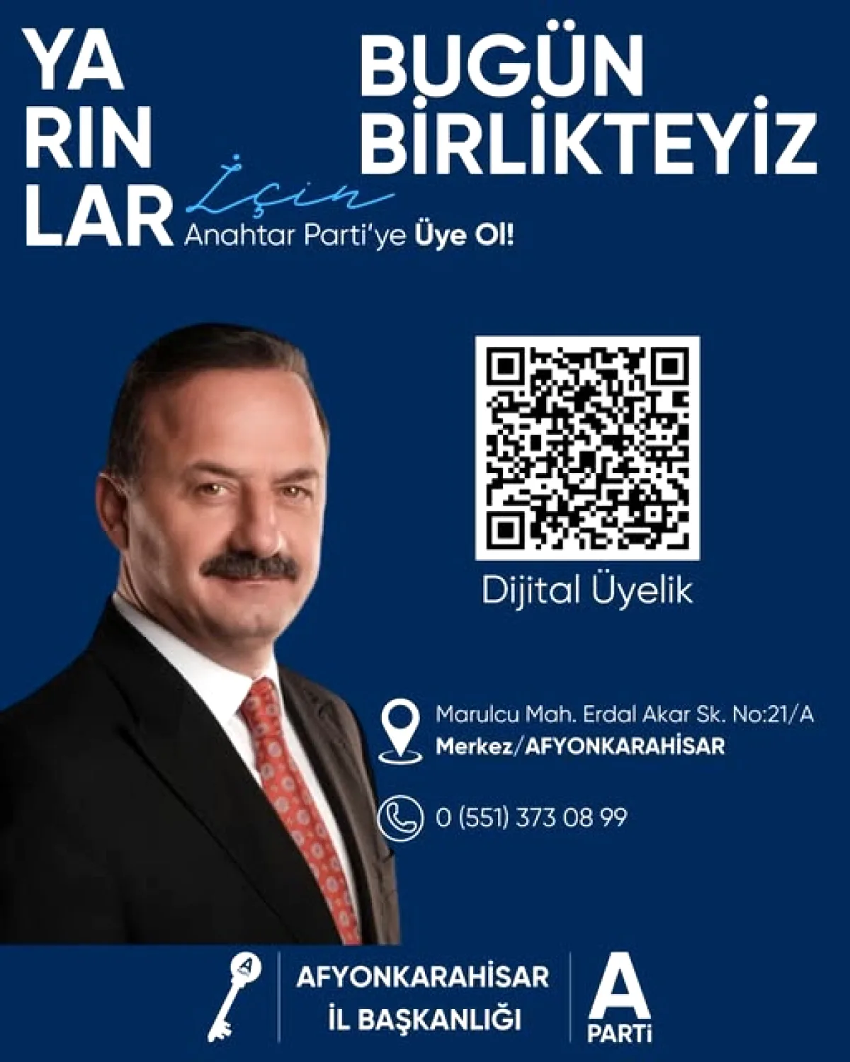 Anahtar Parti Afyonkarahisar'dan Çağrı: "Artık Sadece İzleyen Değil" Anahtar Parti Afyonkarahisar'dan Çağrı: "Artık Sadece İzleyen Değil"