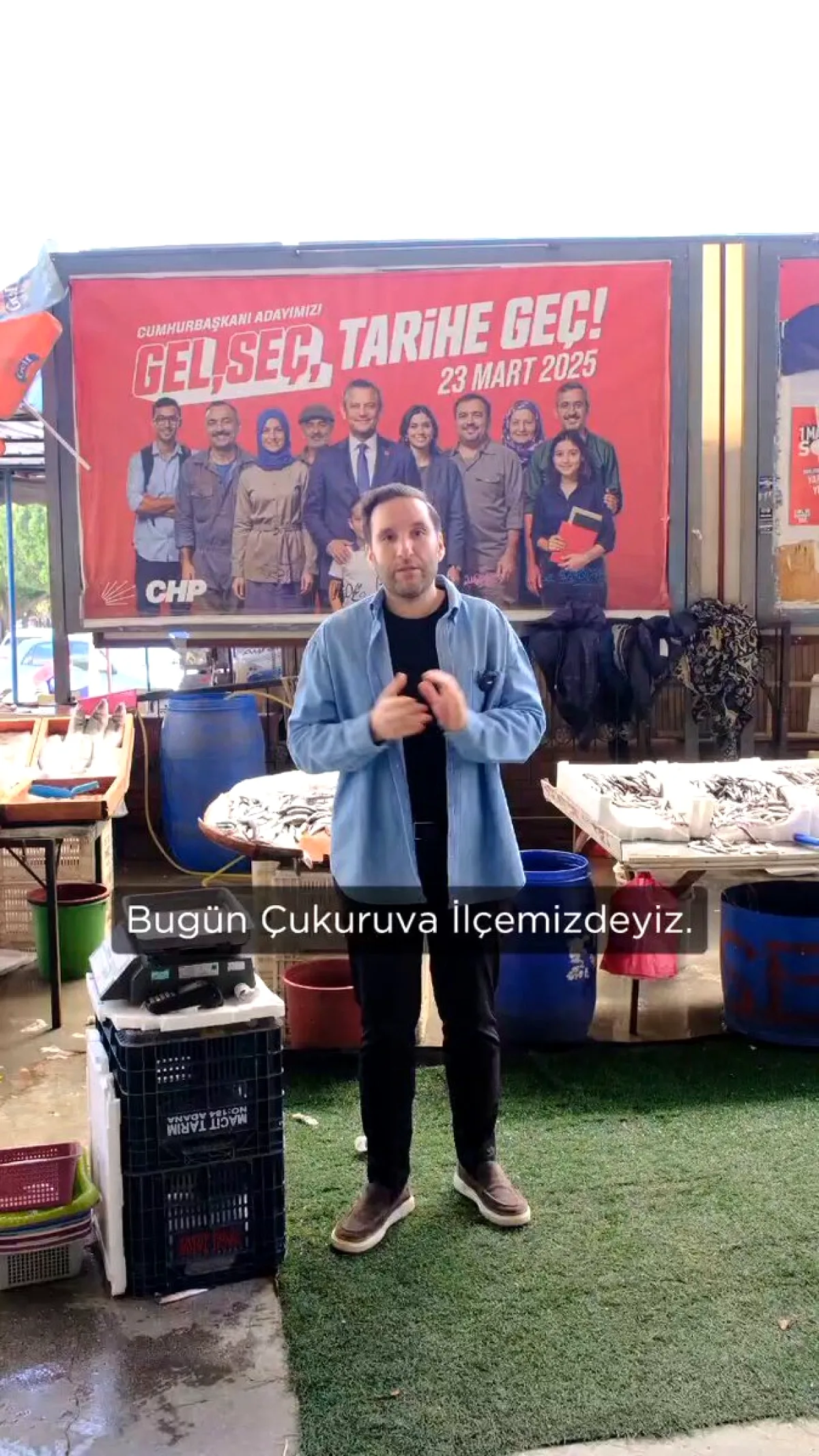 Çukurova'da Pazar Turu: 'Geçinemiyoruz' Mesajı Çukurova'da Pazar Turu: 'Geçinemiyoruz' Mesajı