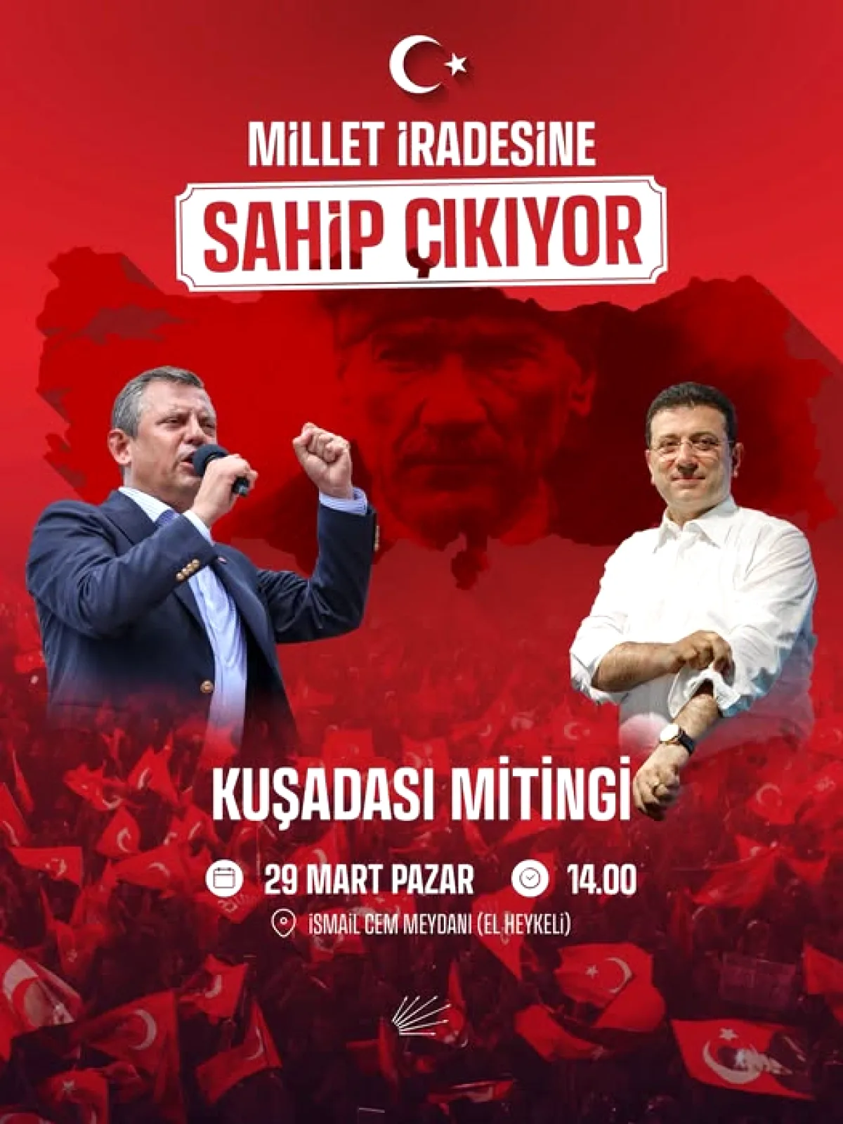 CHP'li Murat Bakan, 29 Mart Pazar Günü Kuşadası'nda Miting Düzenleyecek CHP'li Murat Bakan, 29 Mart Pazar Günü Kuşadası'nda Miting Düzenleyecek