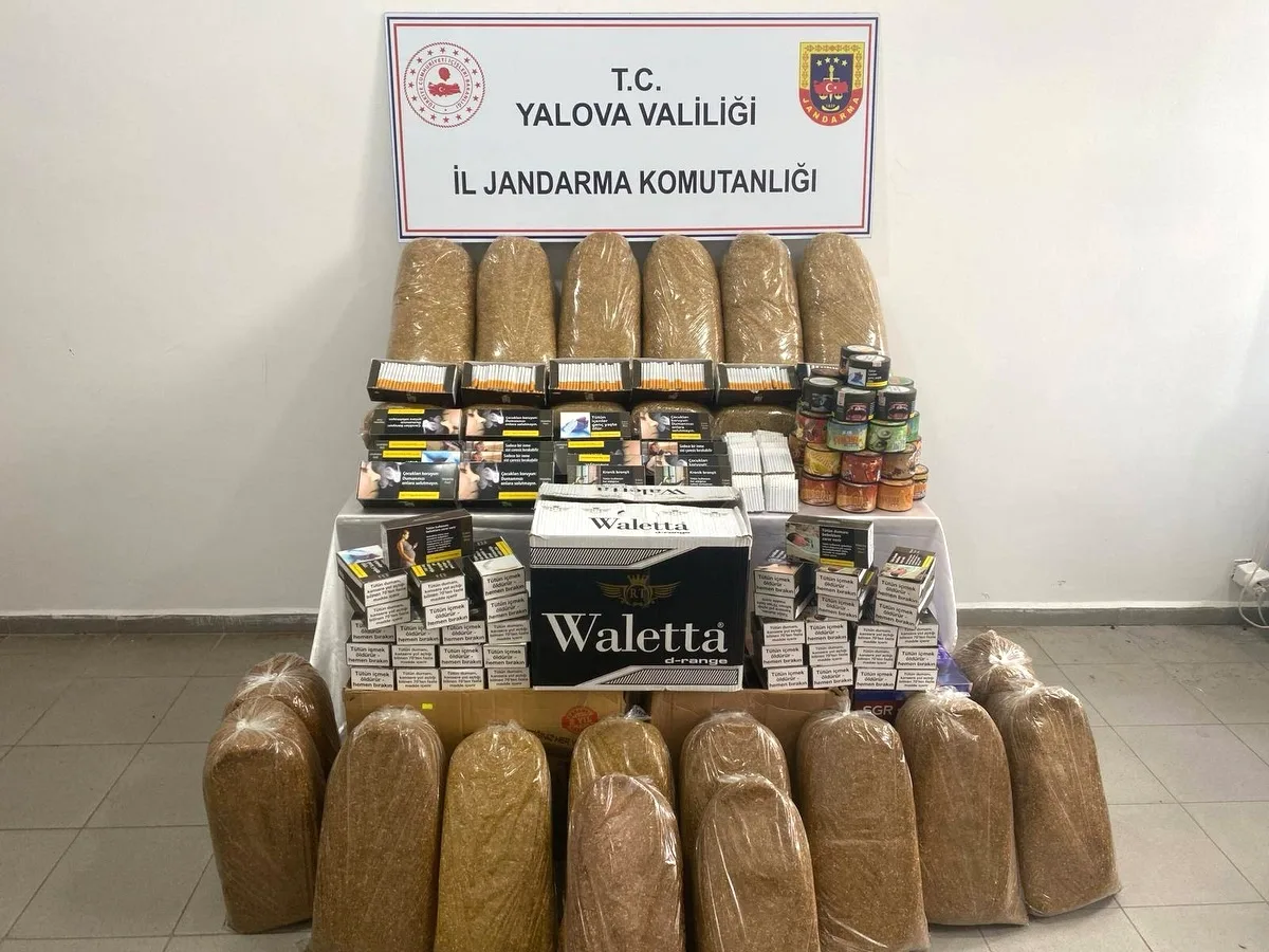 Yalova'da Kaçakçılık Operasyonu: 29 Bin Makaron ve 7 Silah Ele Geçirildi Yalova'da Kaçakçılık Operasyonu: 29 Bin Makaron ve 7 Silah Ele Geçirildi