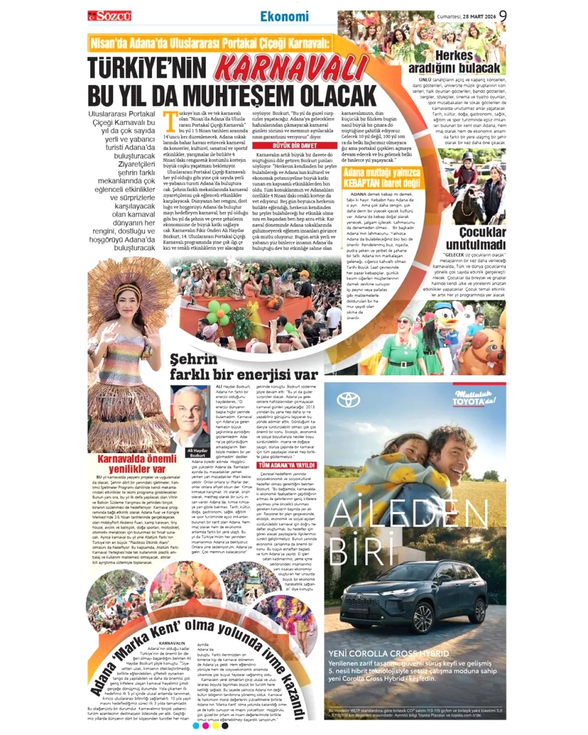 Uluslararası Portakal Çiçeği Karnavalı Adana'da Başlıyor: Nisan'da Adana'da! Uluslararası Portakal Çiçeği Karnavalı Adana'da Başlıyor: Nisan'da Adana'da!