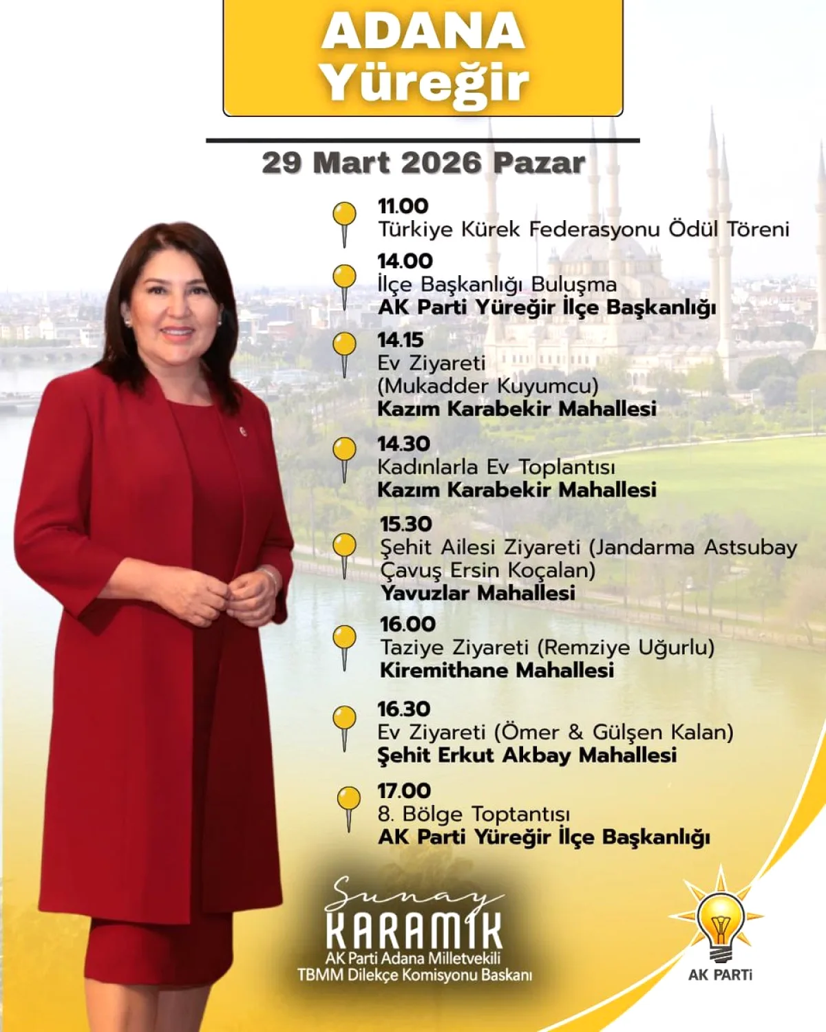 Adana Milletvekili Yüreğir'de Samimiyet Mesajı Paylaştı Adana Milletvekili Yüreğir'de Samimiyet Mesajı Paylaştı