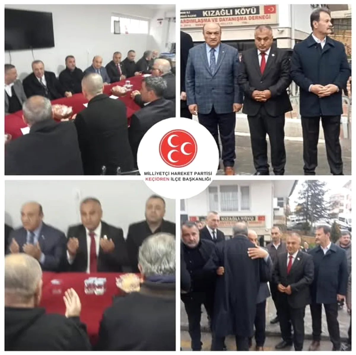 MHP Keçiören'den Uğurludağ'da Taziye Ziyareti MHP Keçiören'den Uğurludağ'da Taziye Ziyareti