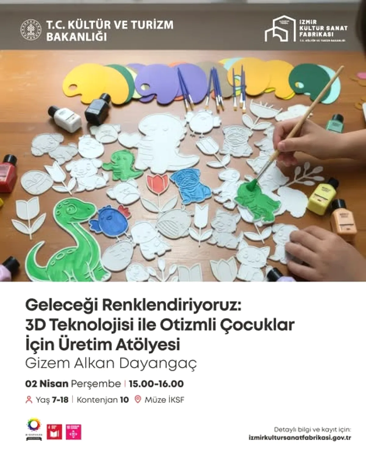 İzmir Kültür Sanat Fabrikası'nda Yaratıcılık Atölyeleri ve Etkinlikler Sizi Bekliyor İzmir Kültür Sanat Fabrikası'nda Yaratıcılık Atölyeleri ve Etkinlikler Sizi Bekliyor