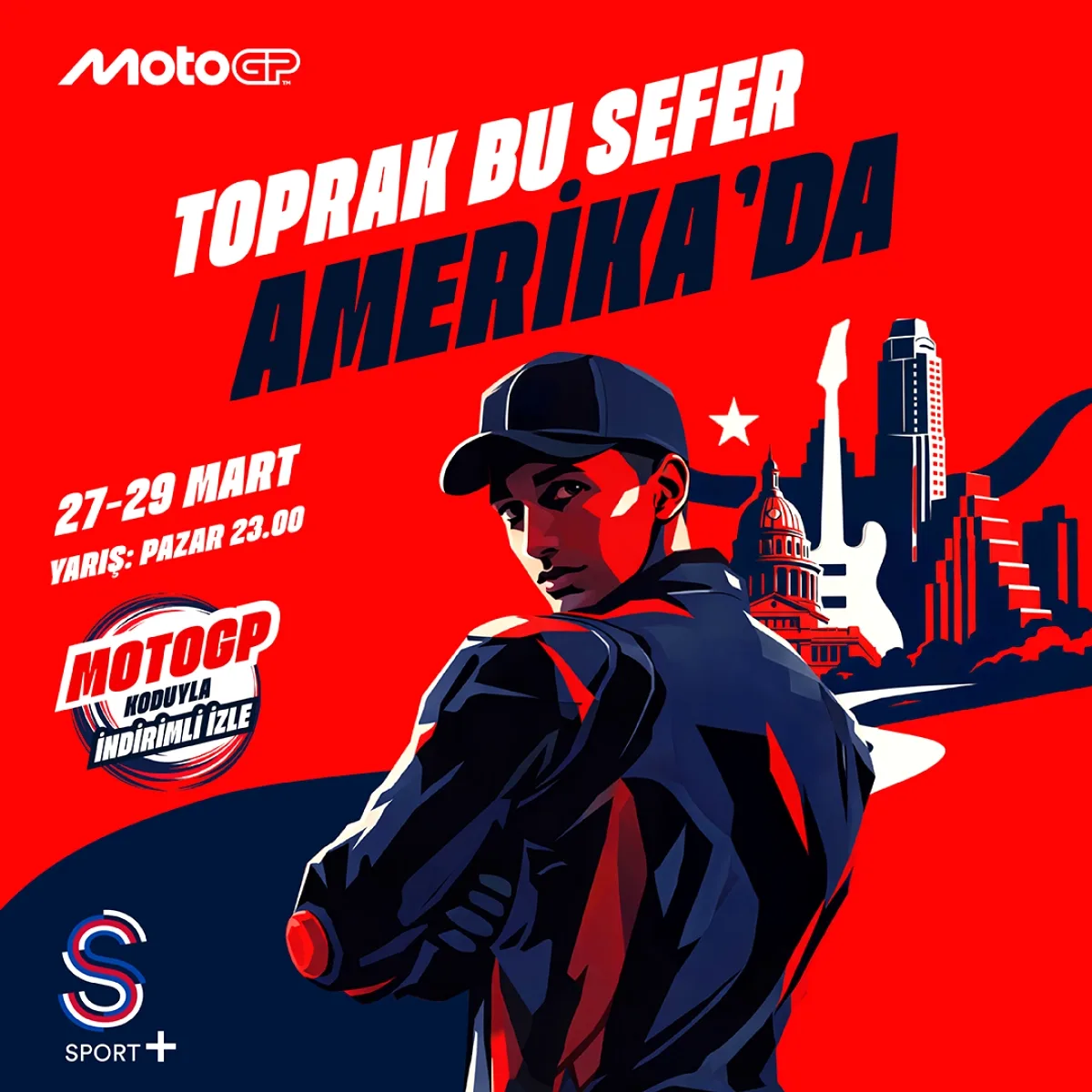 Toprak Razgatlıoğlu MotoGP'de: Amerika Heyecanı S Sport Plus'ta Toprak Razgatlıoğlu MotoGP'de: Amerika Heyecanı S Sport Plus'ta