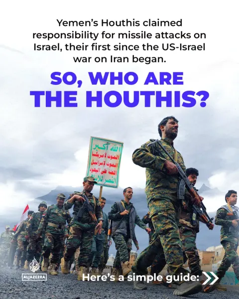 Houthis Launch First Strikes on Israel in Support of Iran