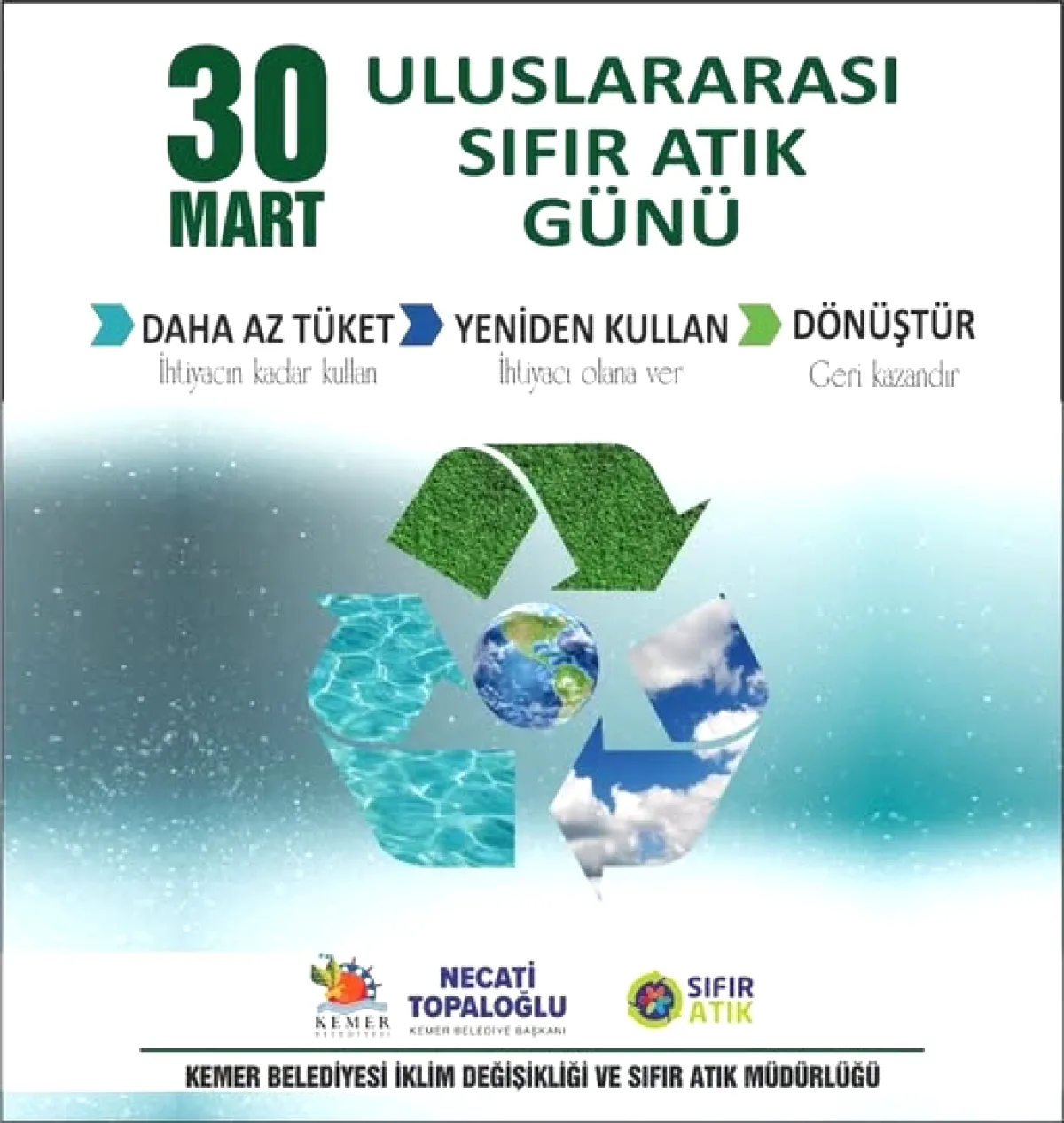 Antalya Kemer'de Bugün Sıfır Atık Günü Etkinliği Düzenleniyor Antalya Kemer'de Bugün Sıfır Atık Günü Etkinliği Düzenleniyor