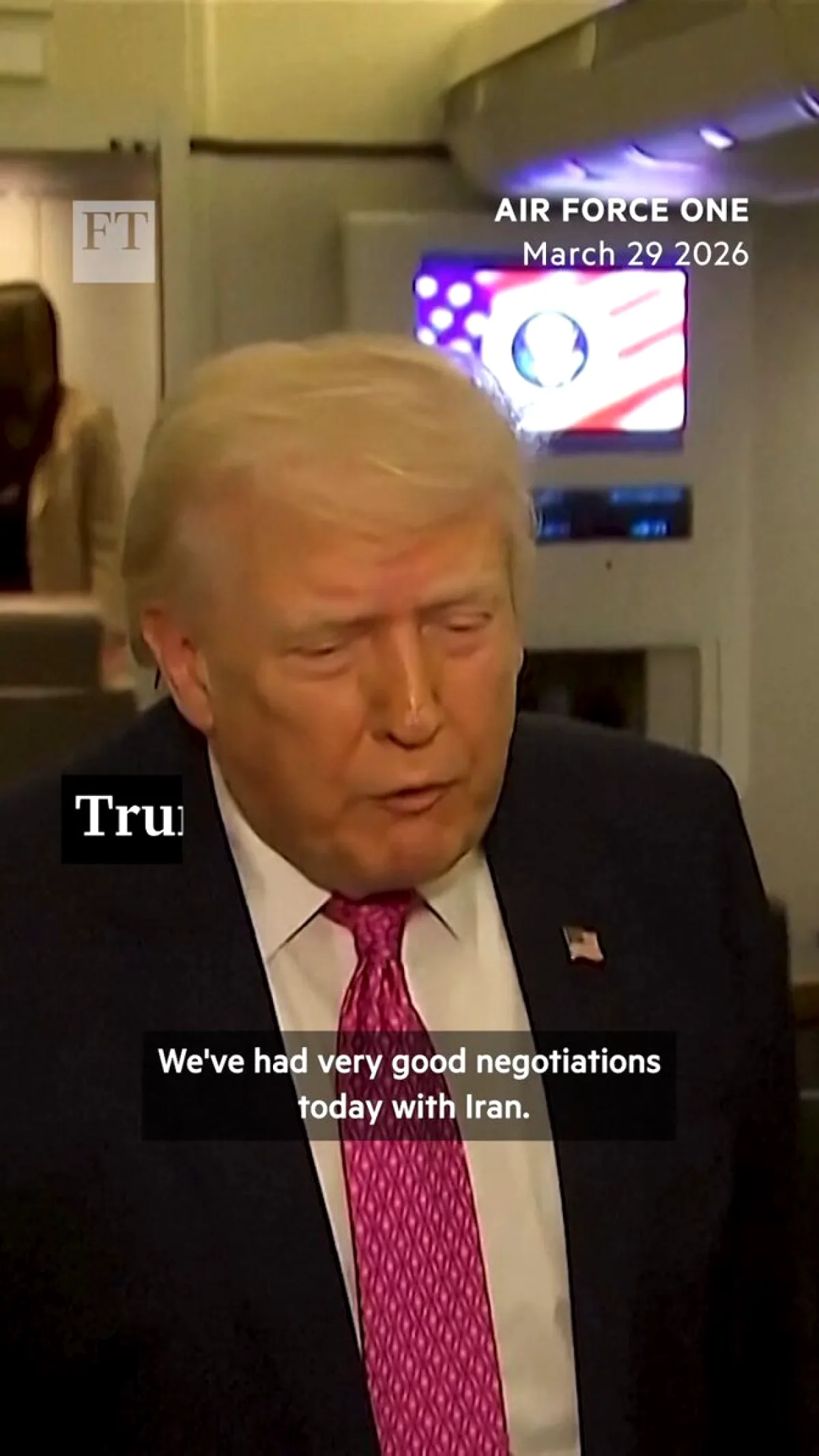 ABD Başkanı Trump, İran ile Barış Anlaşması Umudunu Dile Getirdi ABD Başkanı Trump, İran ile Barış Anlaşması Umudunu Dile Getirdi