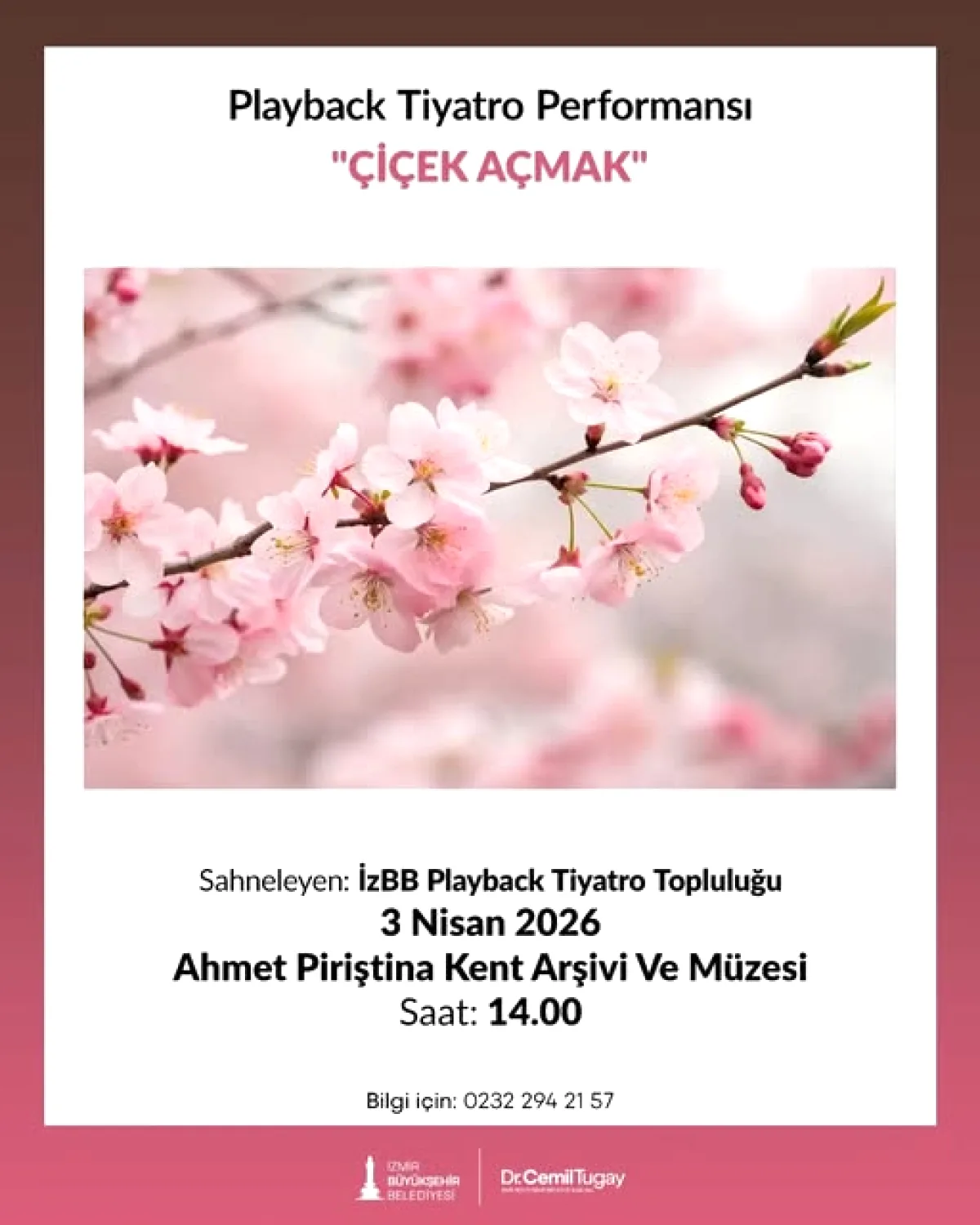 İzmir'de "Çiçek Açmak" Performansı: Kelimelerden Çok Hisslerin Sahnesi İzmir'de "Çiçek Açmak" Performansı: Kelimelerden Çok Hisslerin Sahnesi