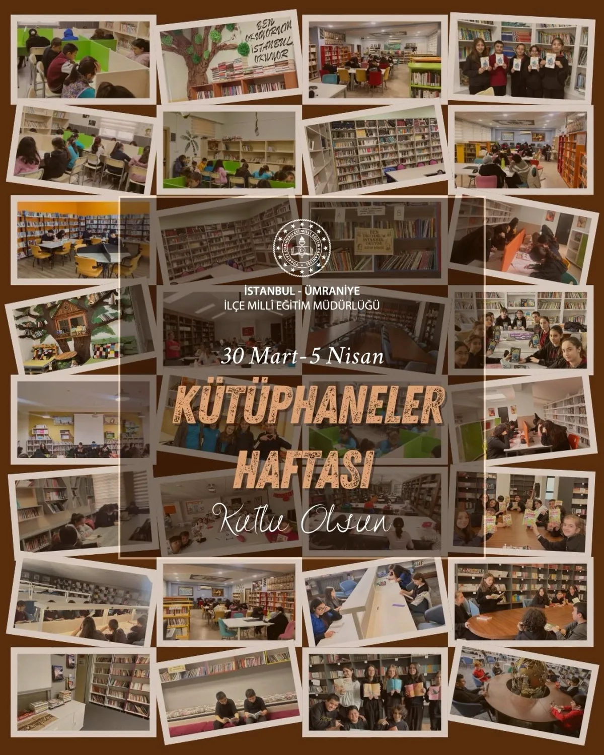 Ümraniye'de Kütüphaneler Haftası Başladı | 30 Mart-5 Nisan Ümraniye'de Kütüphaneler Haftası Başladı | 30 Mart-5 Nisan